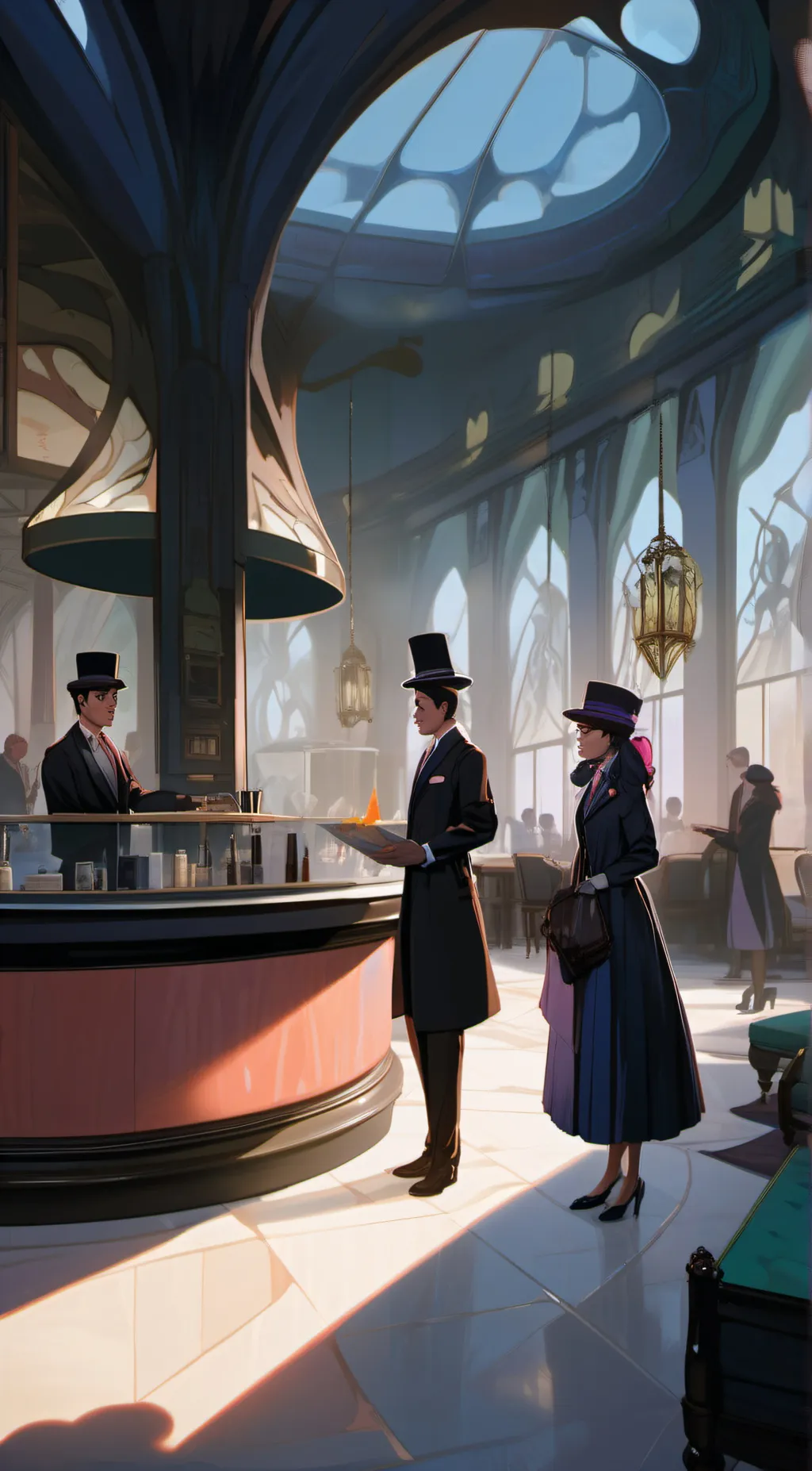 ai character: Hazbin hotel  pt 1 background