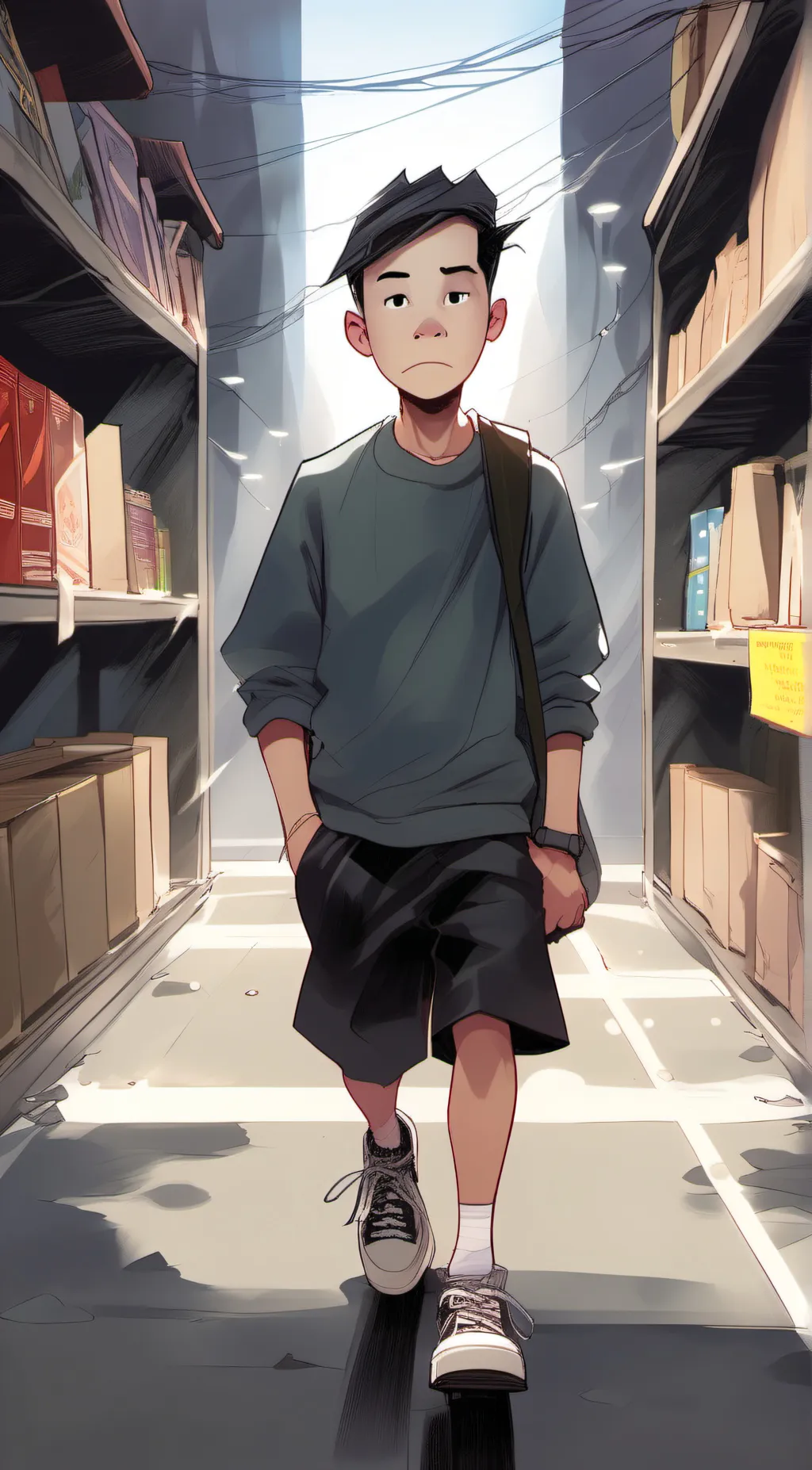 ai character: big nate background