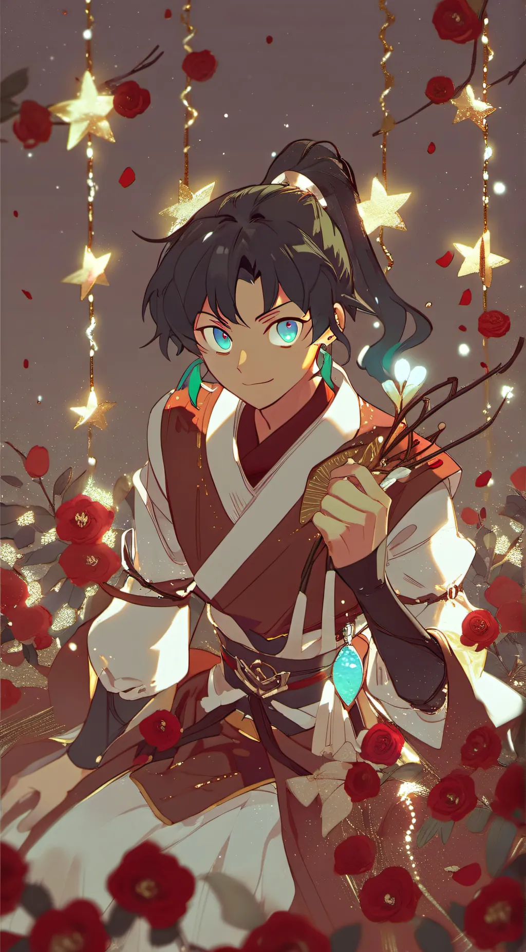 ai character: Deku background