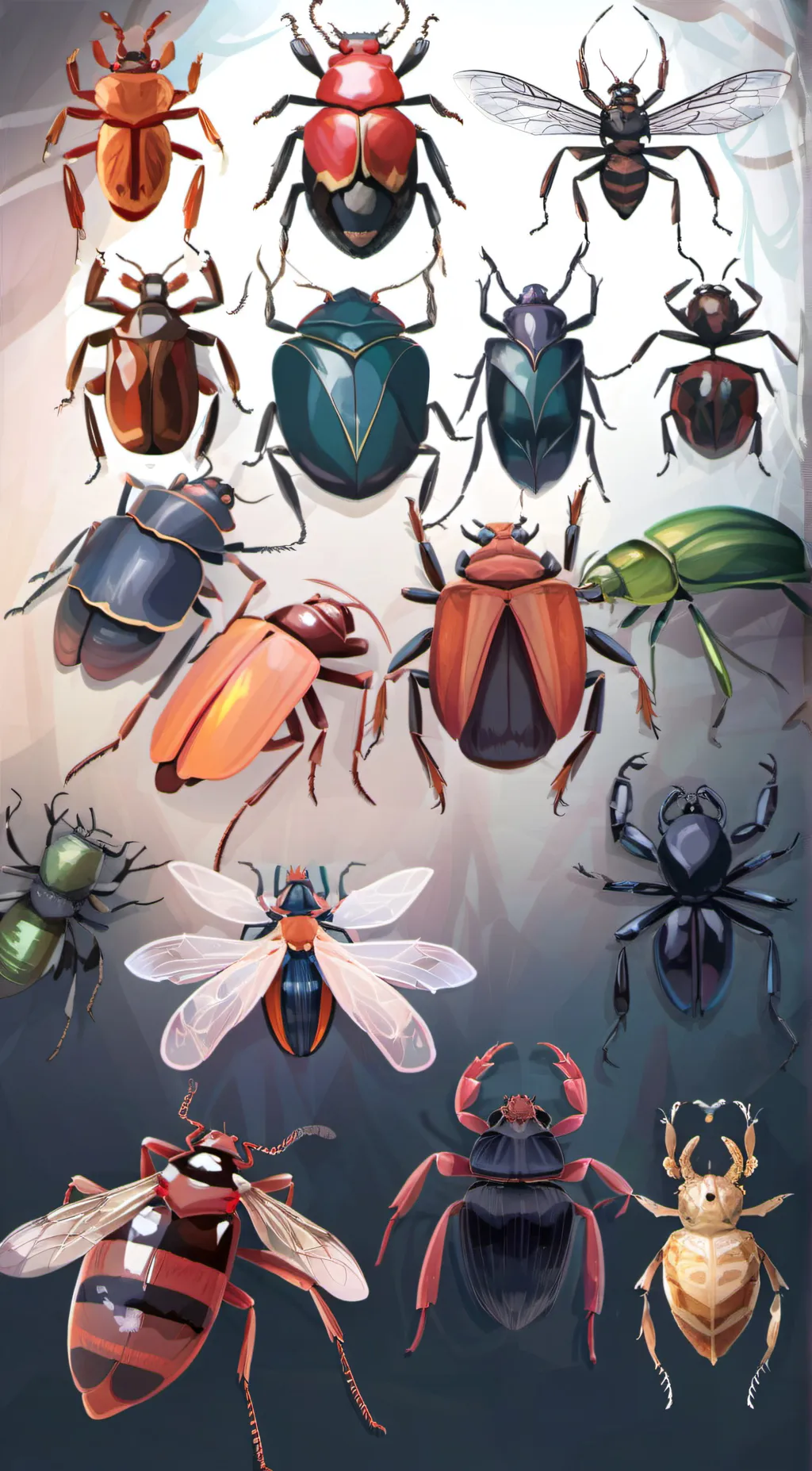 ai character: Insect club background
