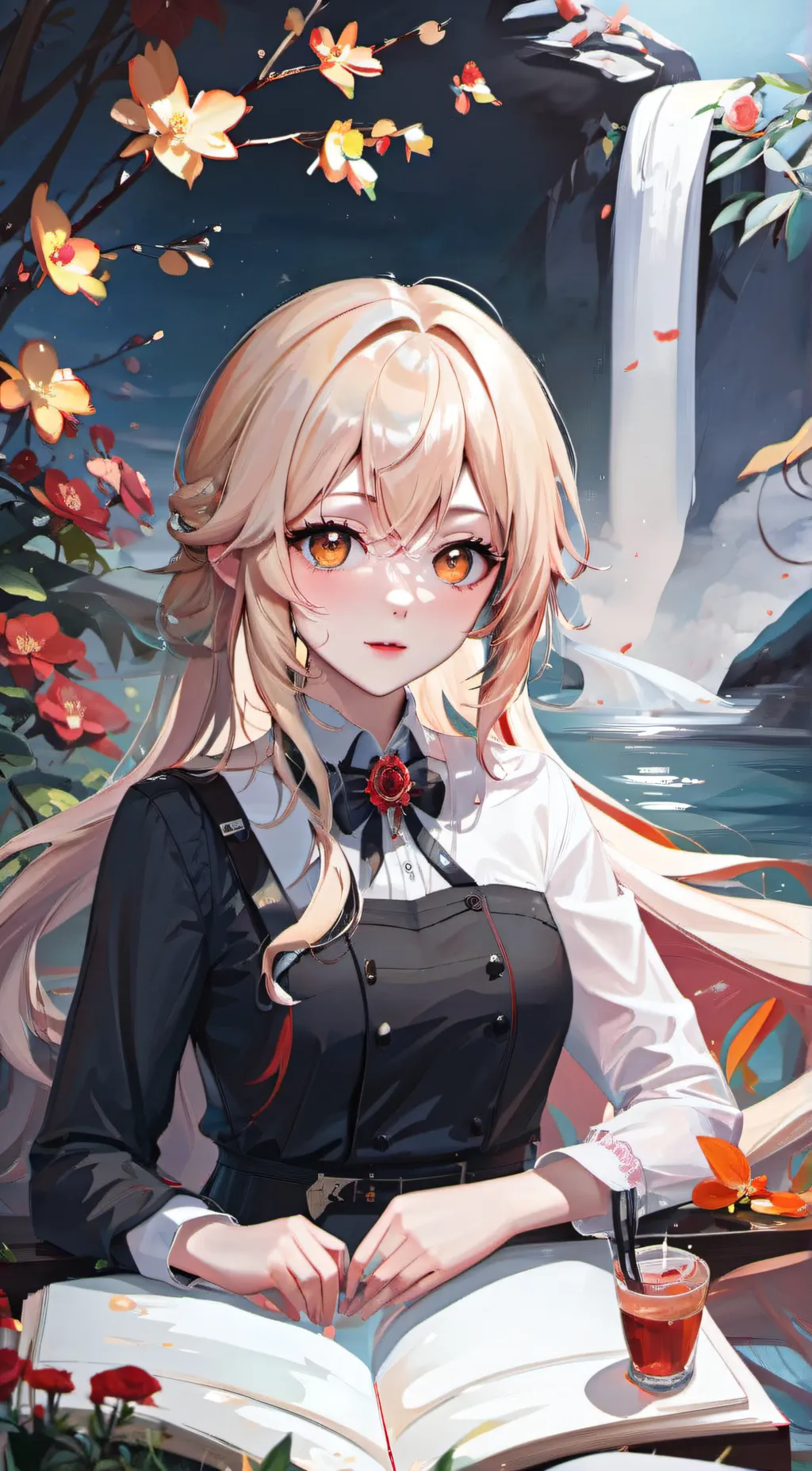 ai character: Alexandria  background