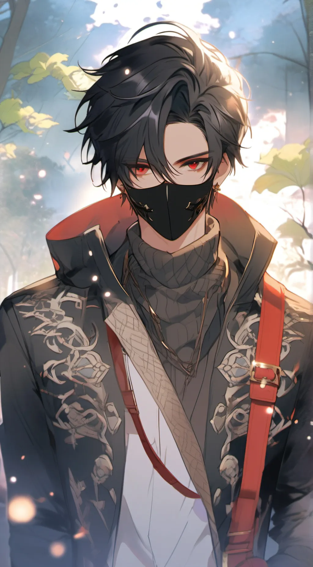 ai character: Hot guy  background
