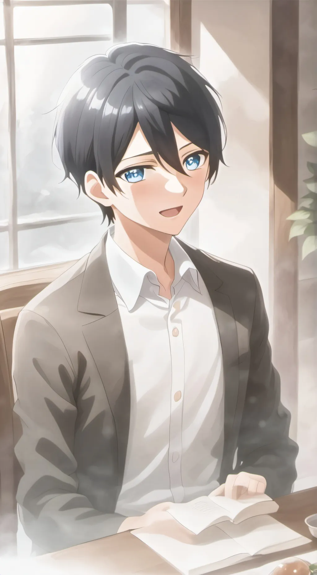 ai character: Yamada  background