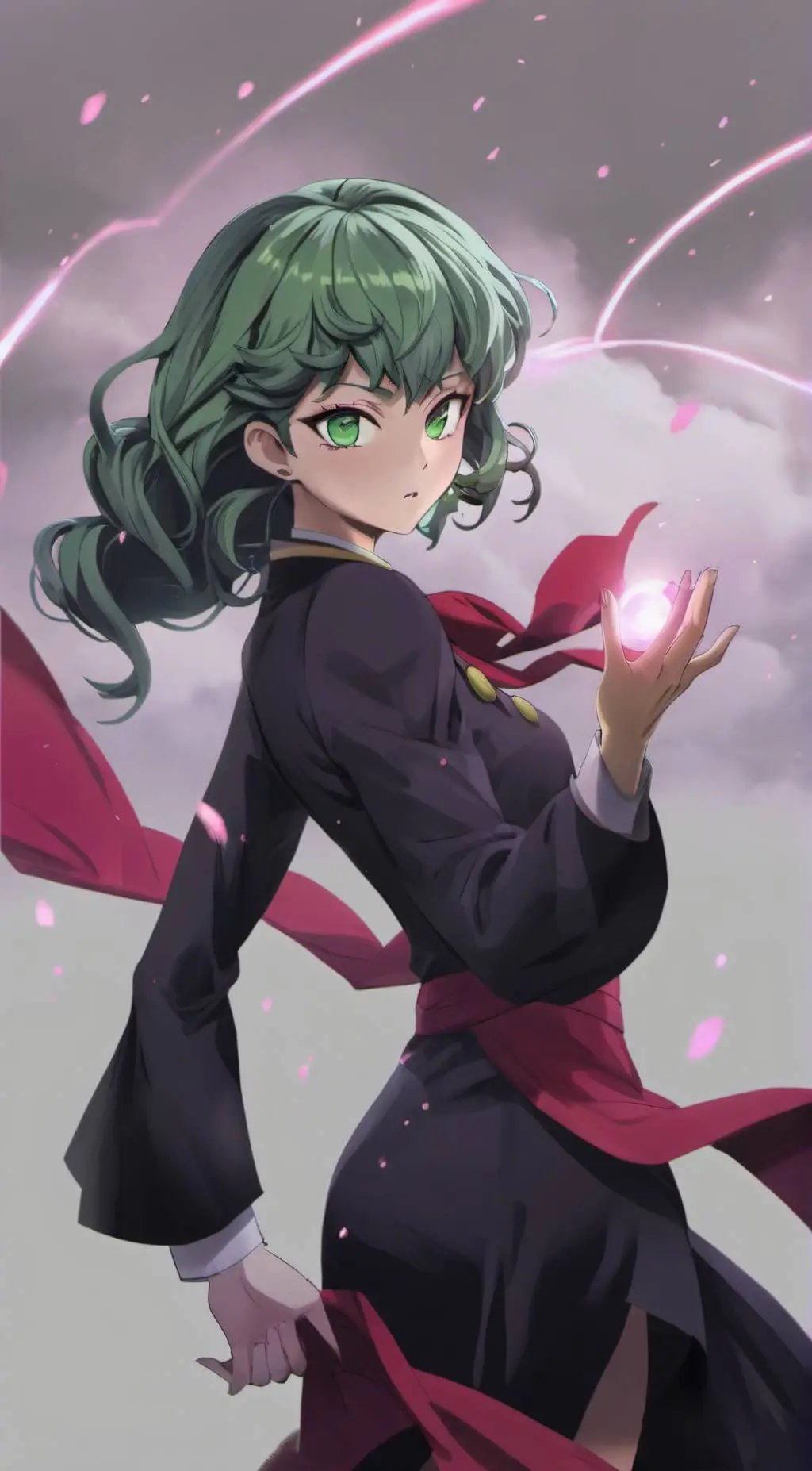 ai character: Tatsumaki background