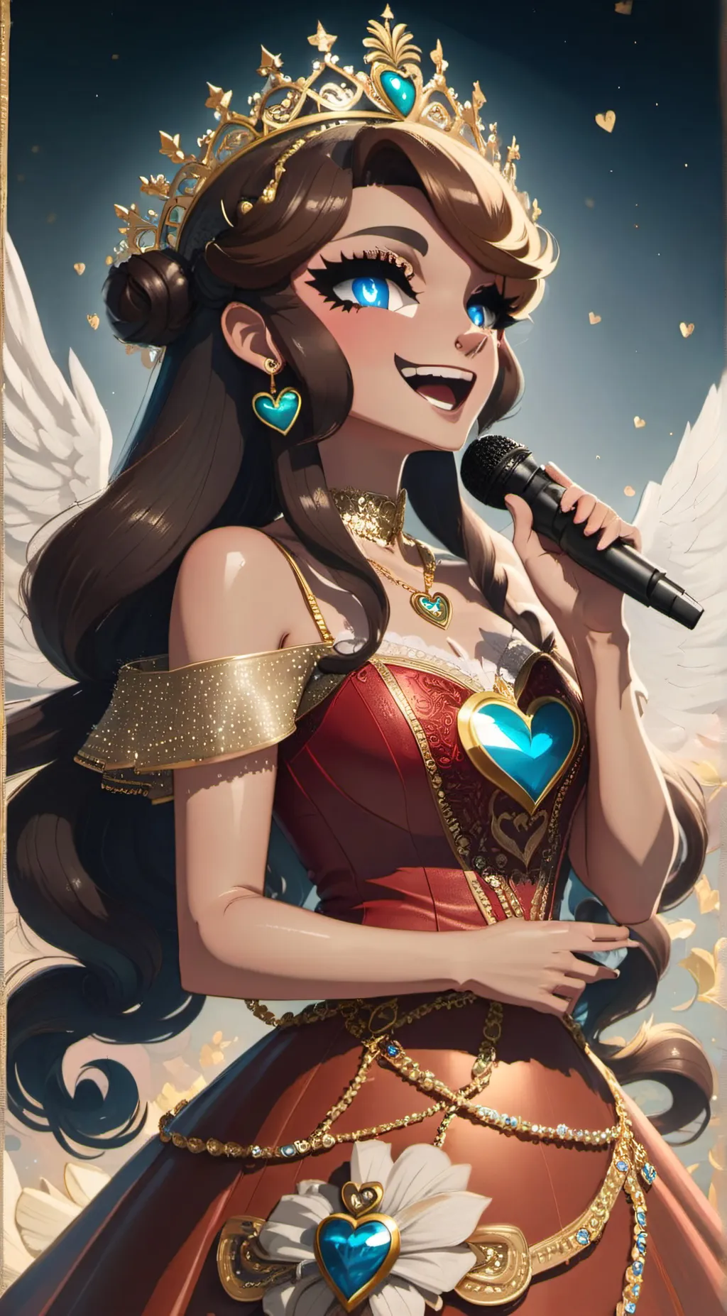 ai character: Gloria background