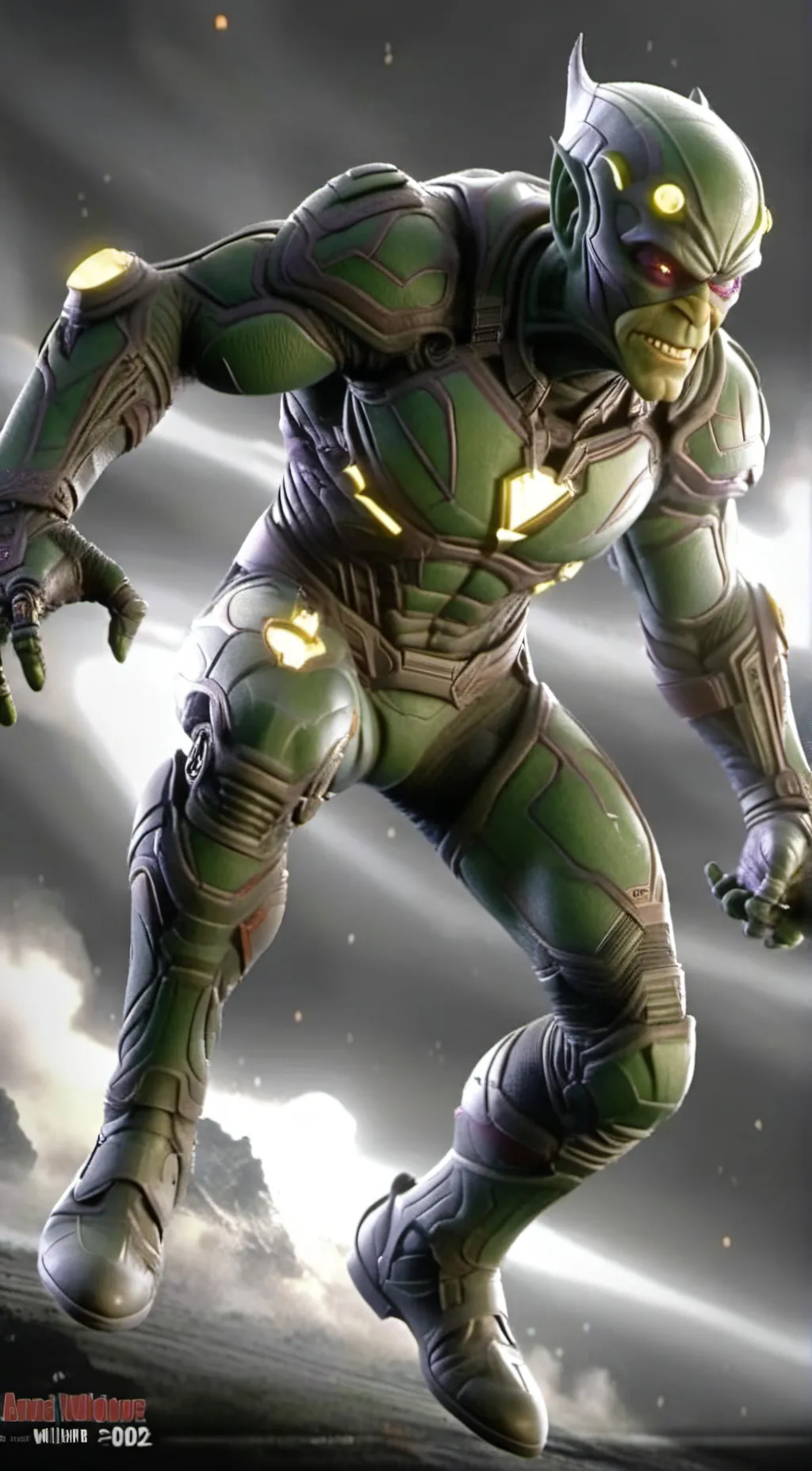ai character: Green Goblin background
