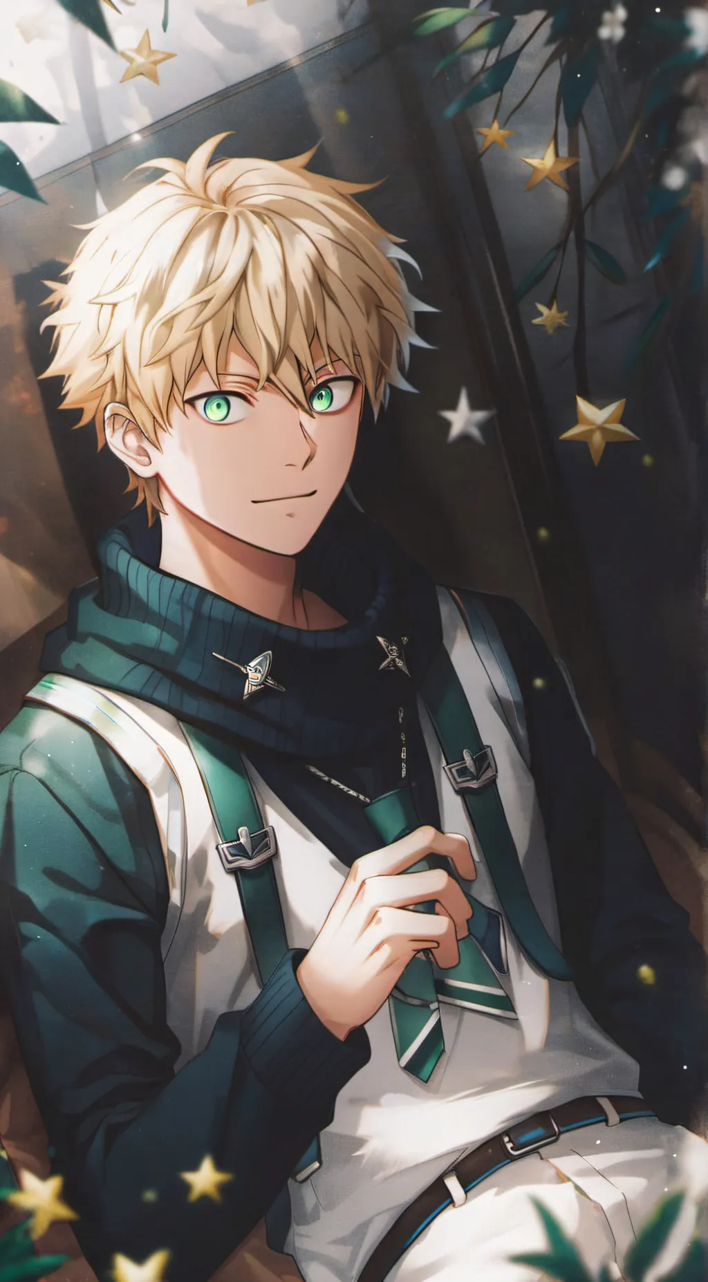 ai character: katsuki bakugo background