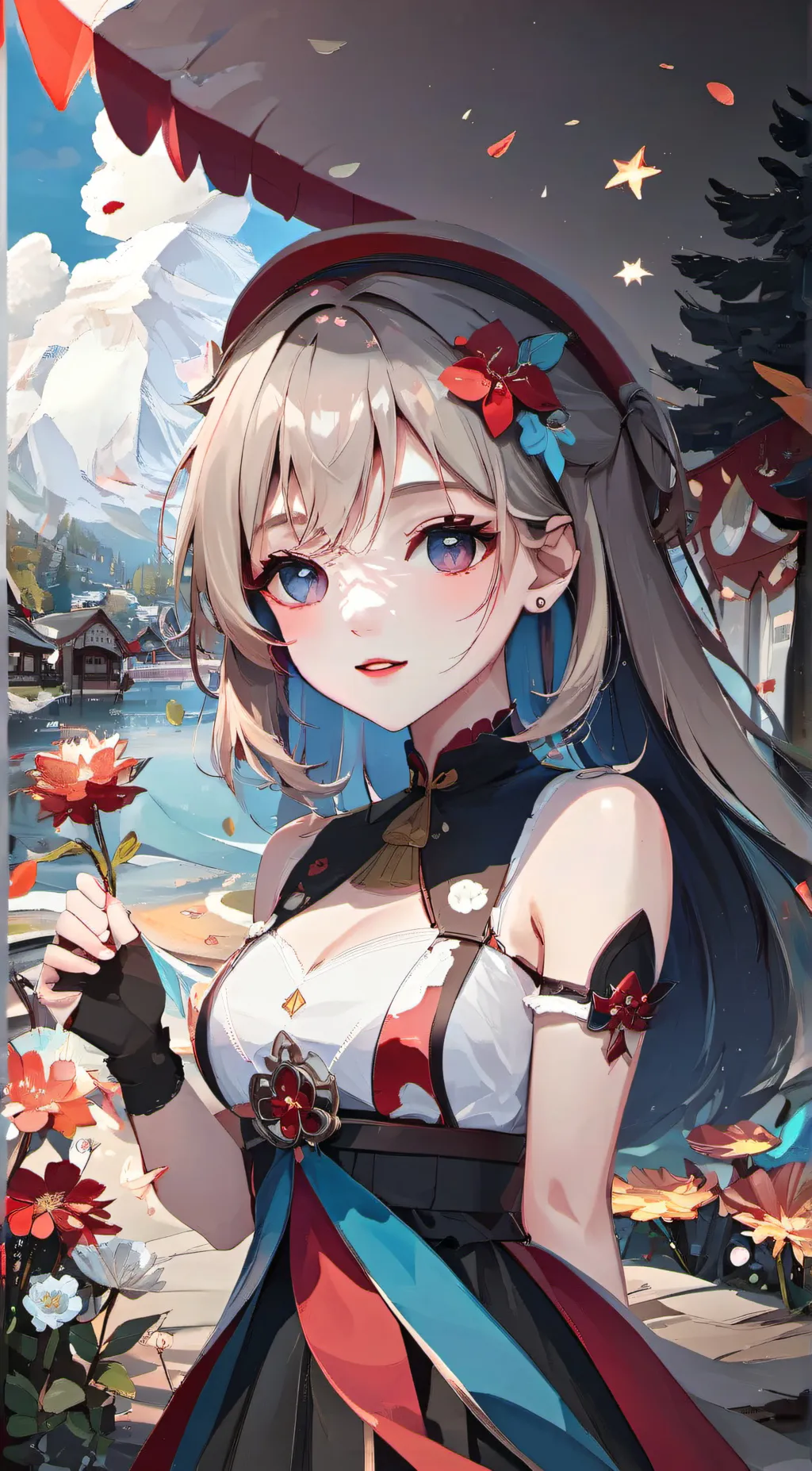 ai character: sana  background