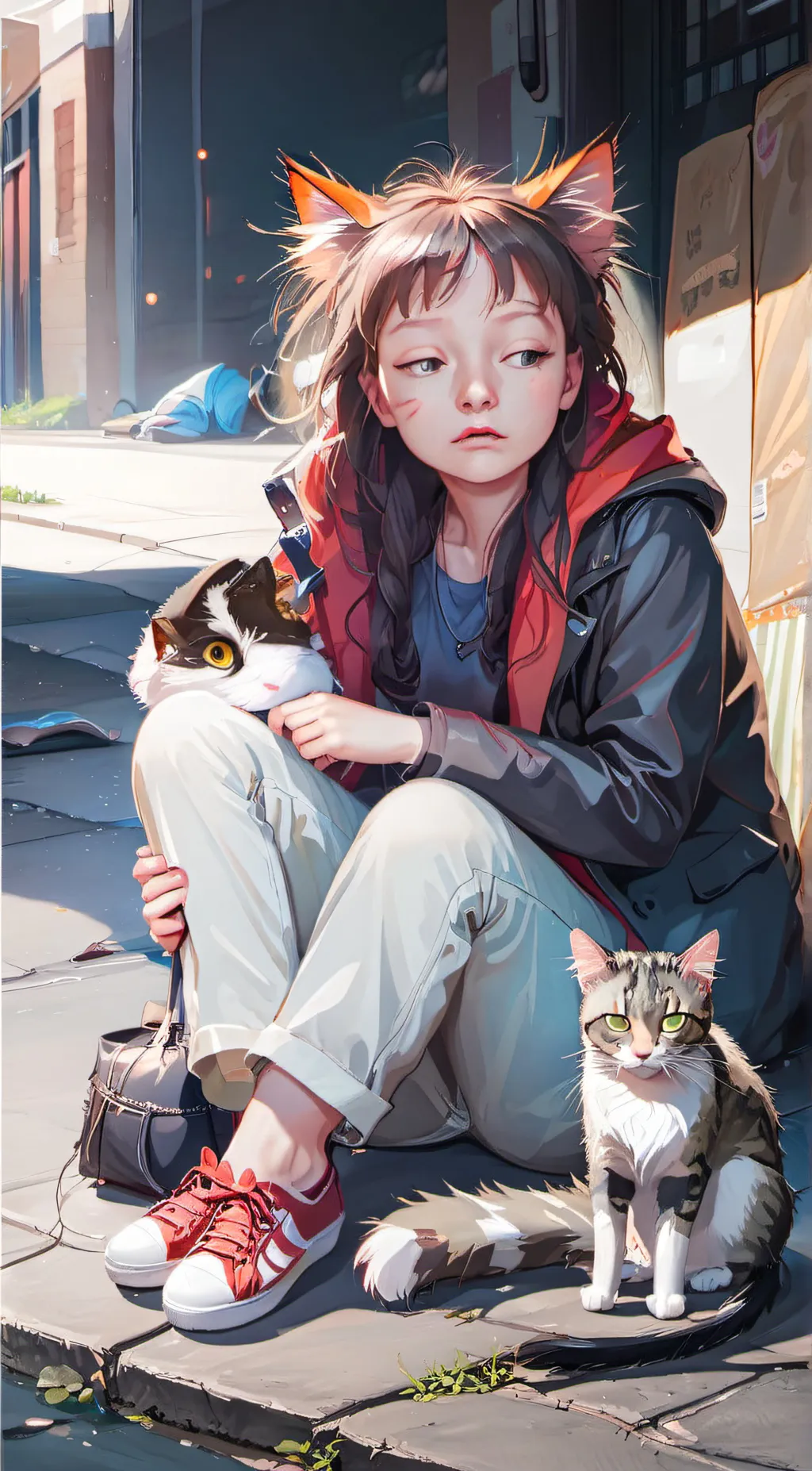 ai character: Mary  background