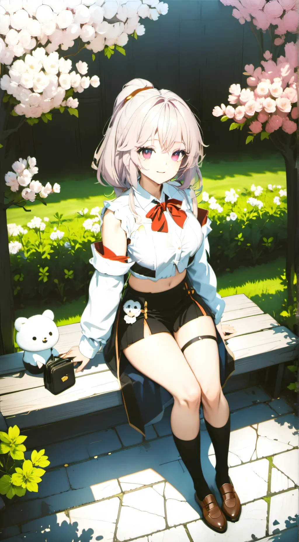 ai character: Blossom 🌸 background