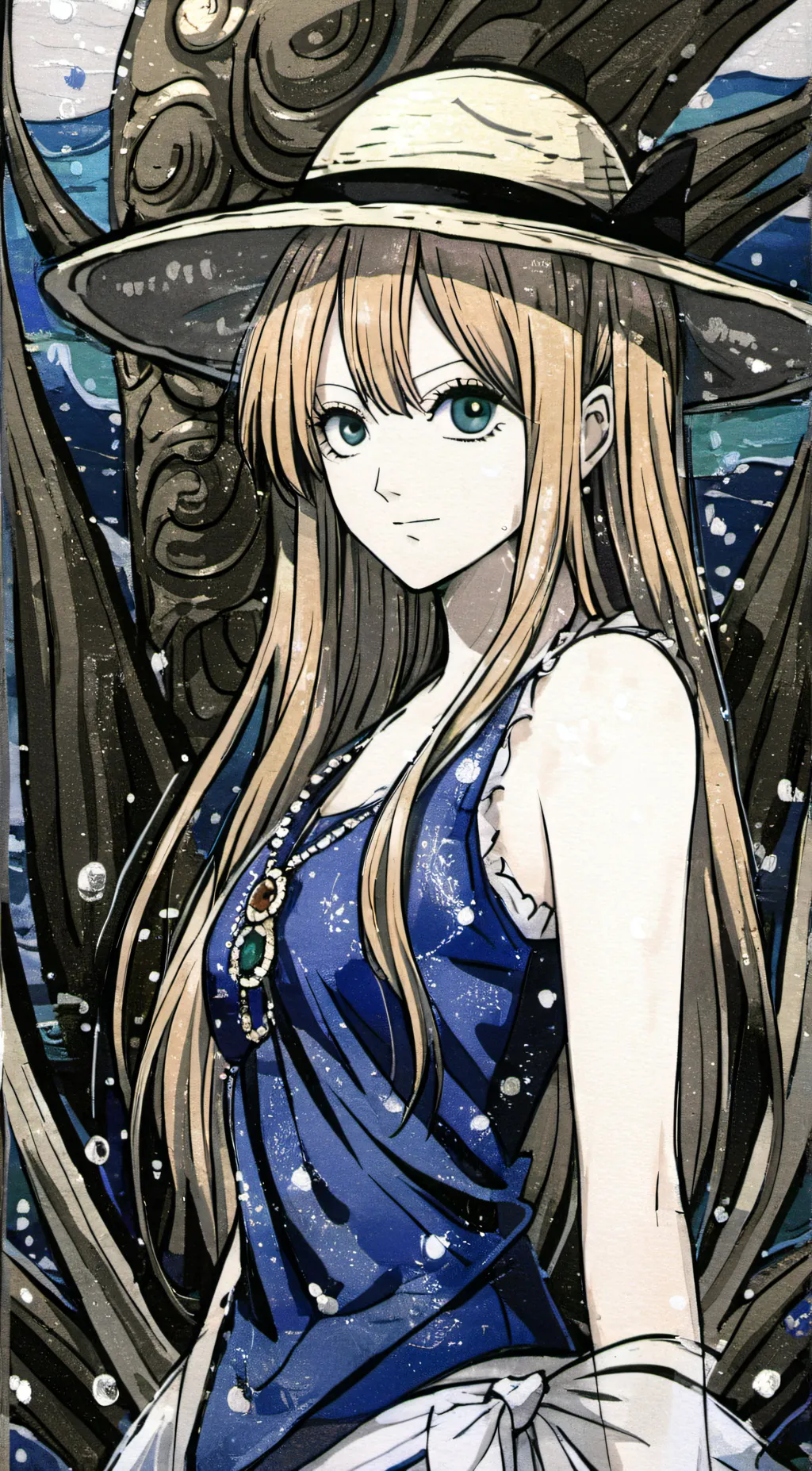 ai character: nami background