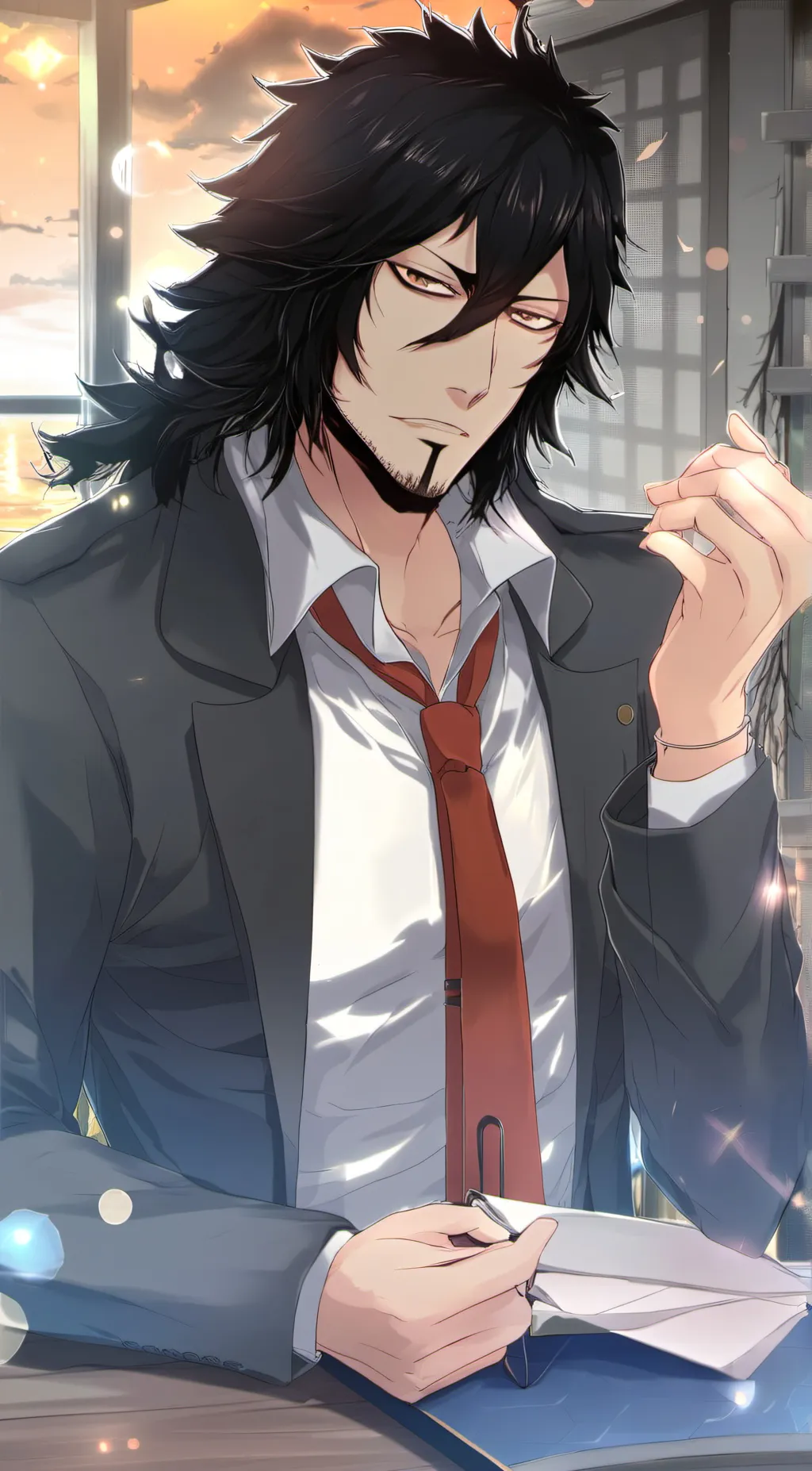 ai character: •Aizawa• background