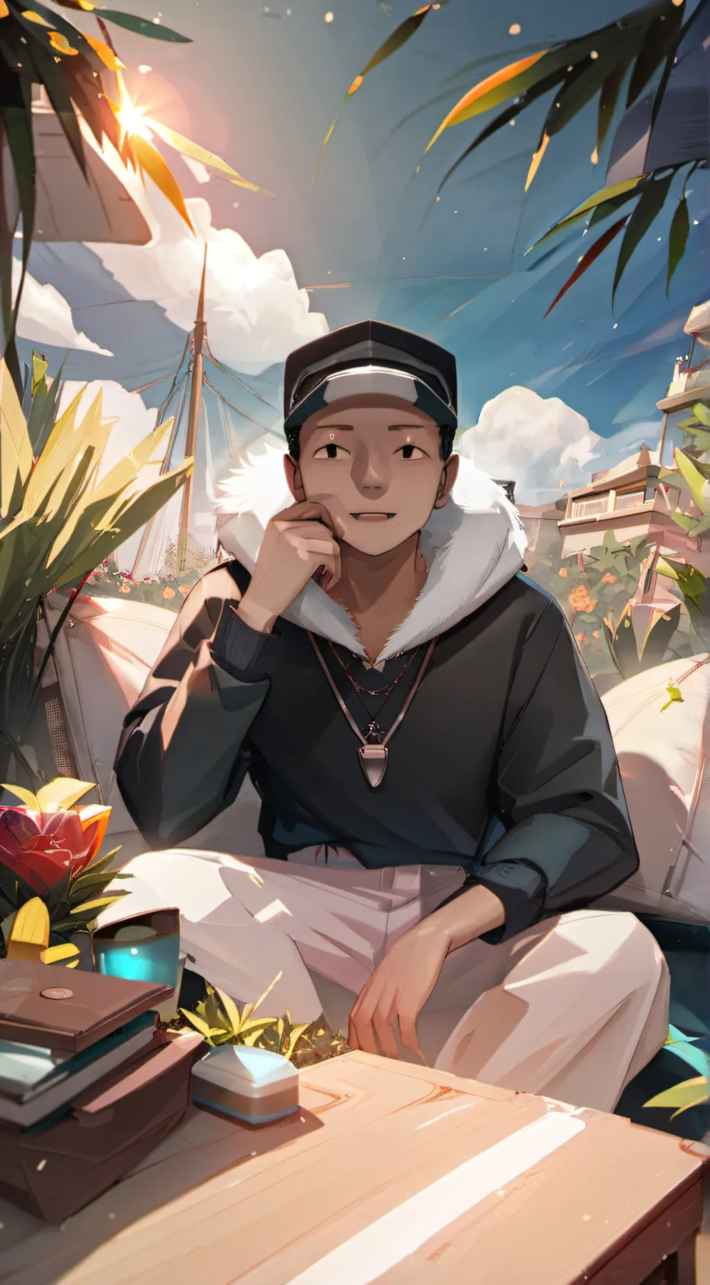 ai character: zay background