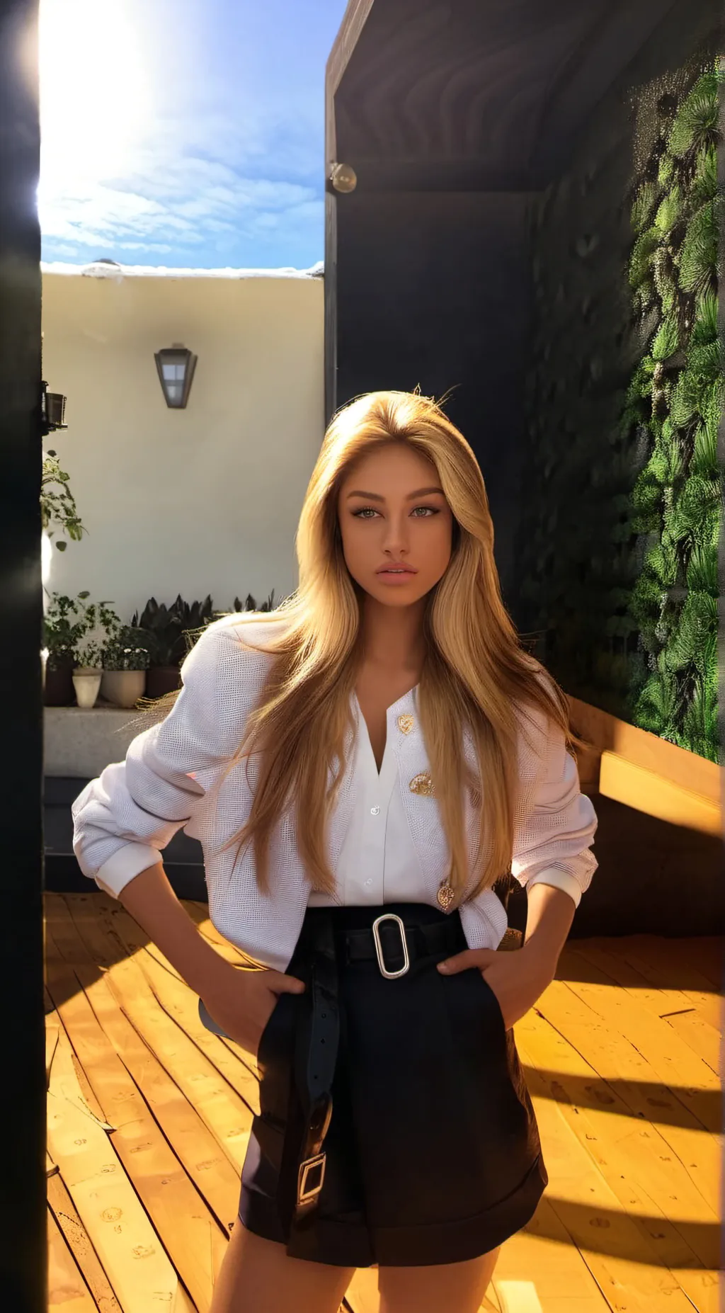 ai character: Alexandra Bennett  background