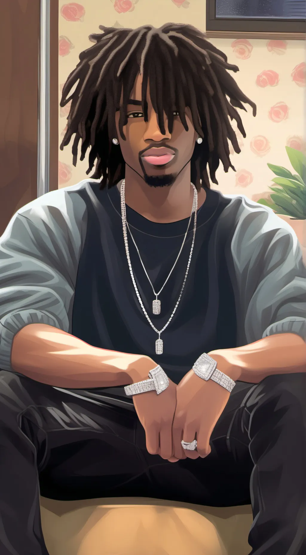 ai character: Kentrell  background
