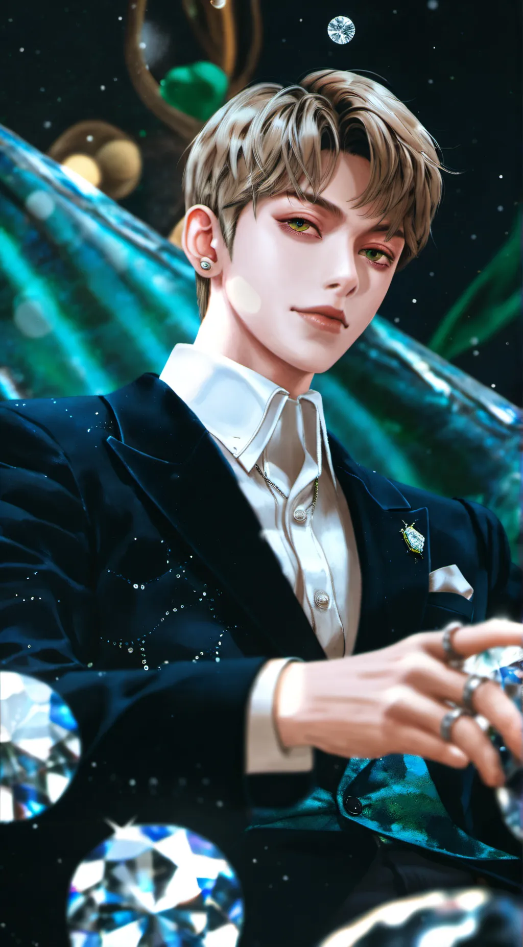 ai character: Skeppy  background