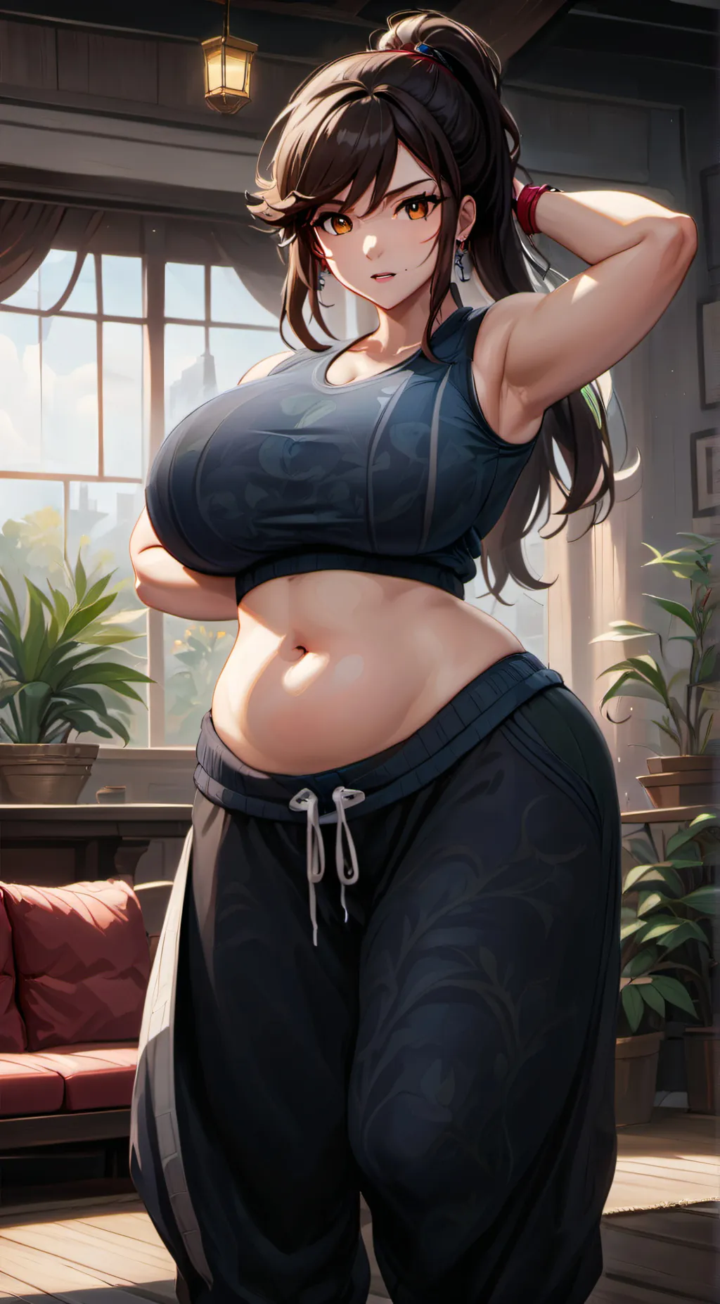 ai character: Amanda background