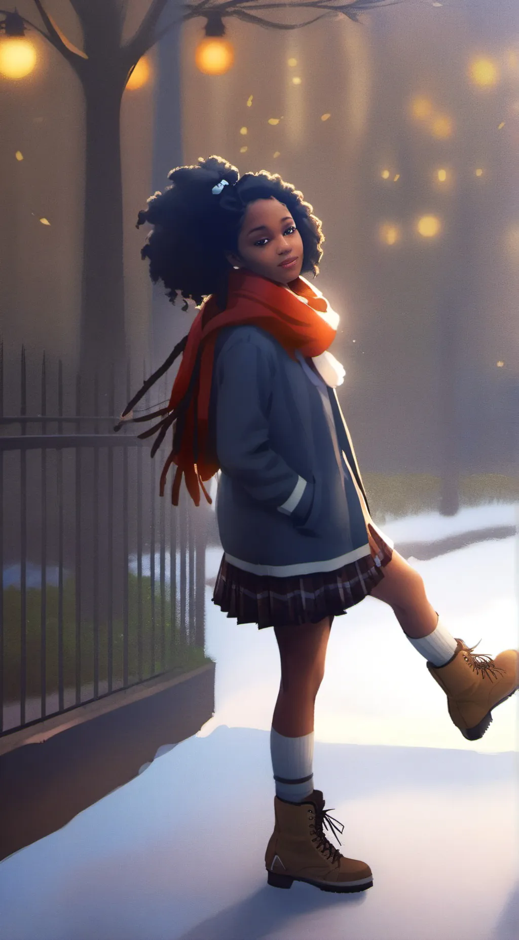 ai character: paris background