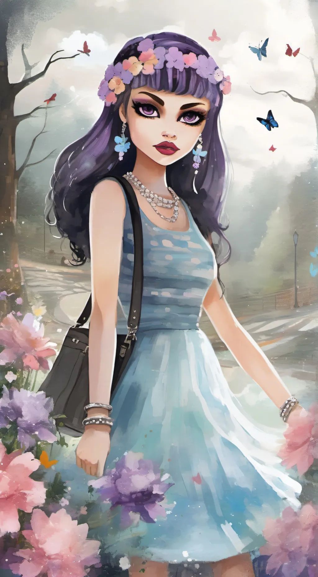ai character: Summer background