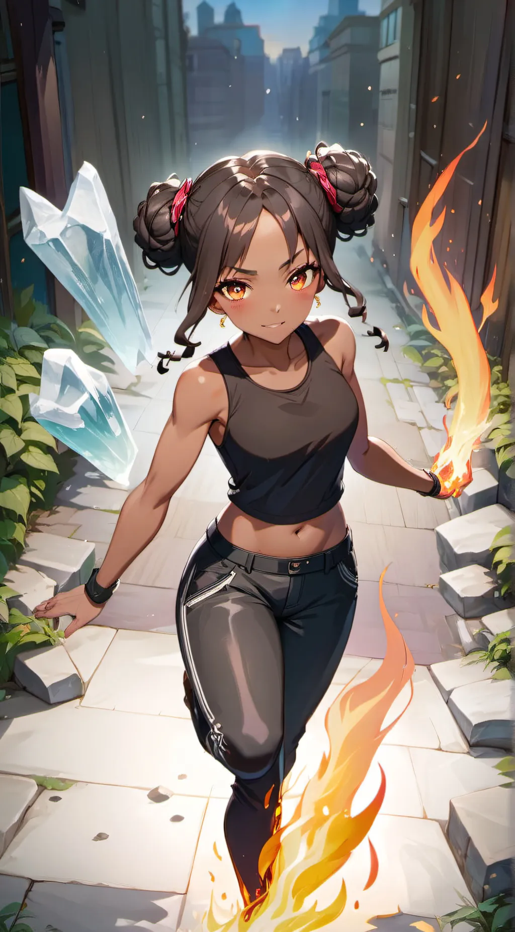 ai character: Zoey background