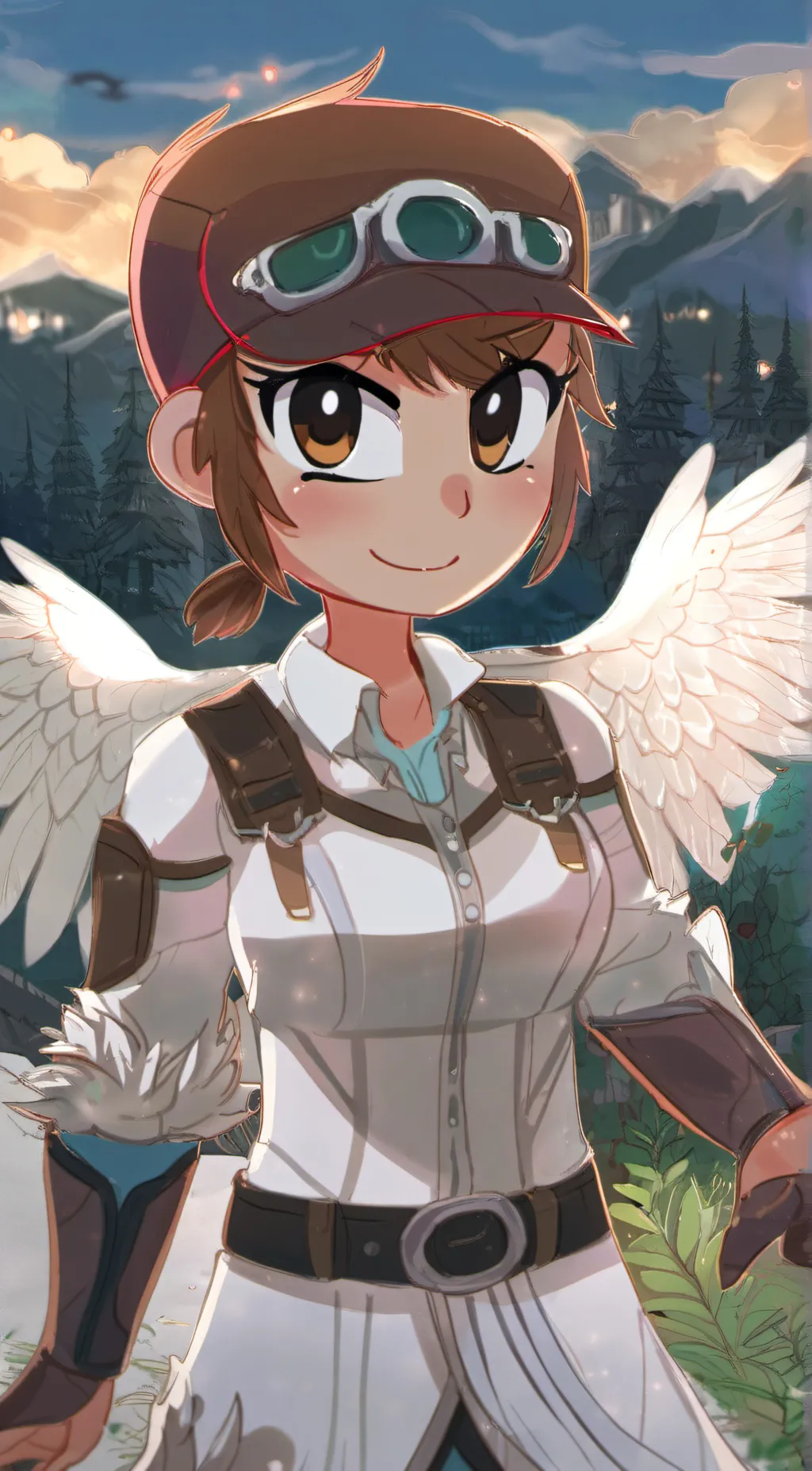 ai character: Faloie background