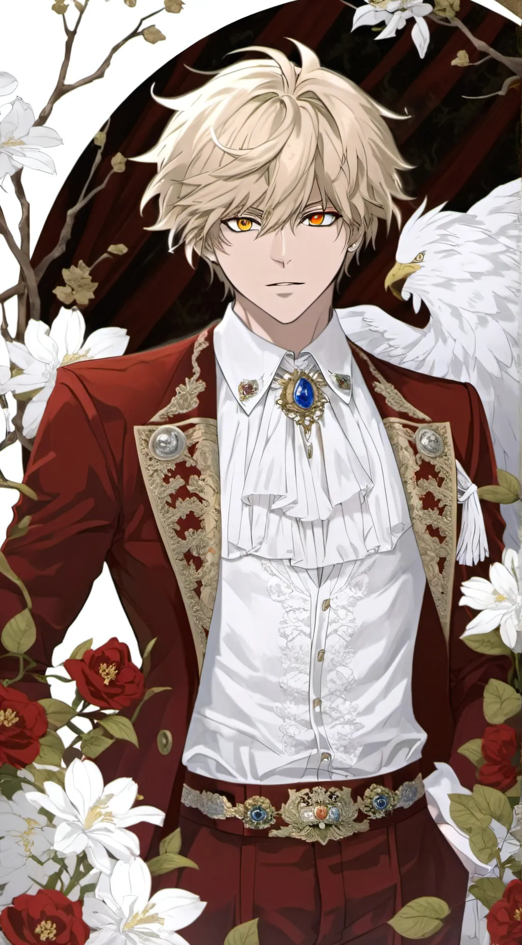 ai character: katsuki bakuogo  background