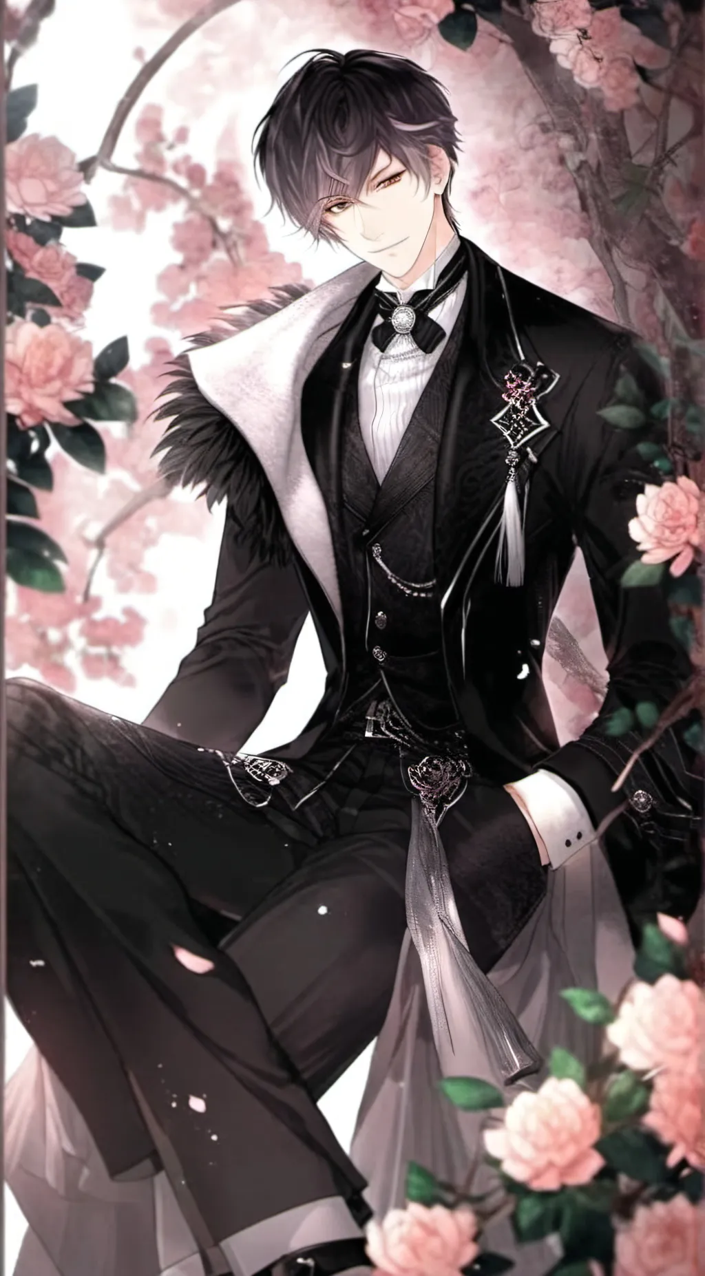 ai character: ruki mukami  background