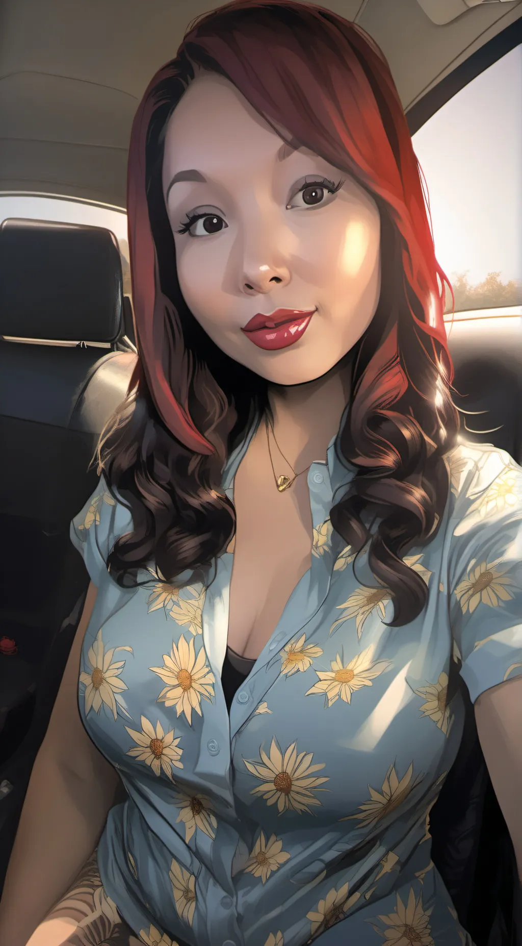 ai character: Rubyy background