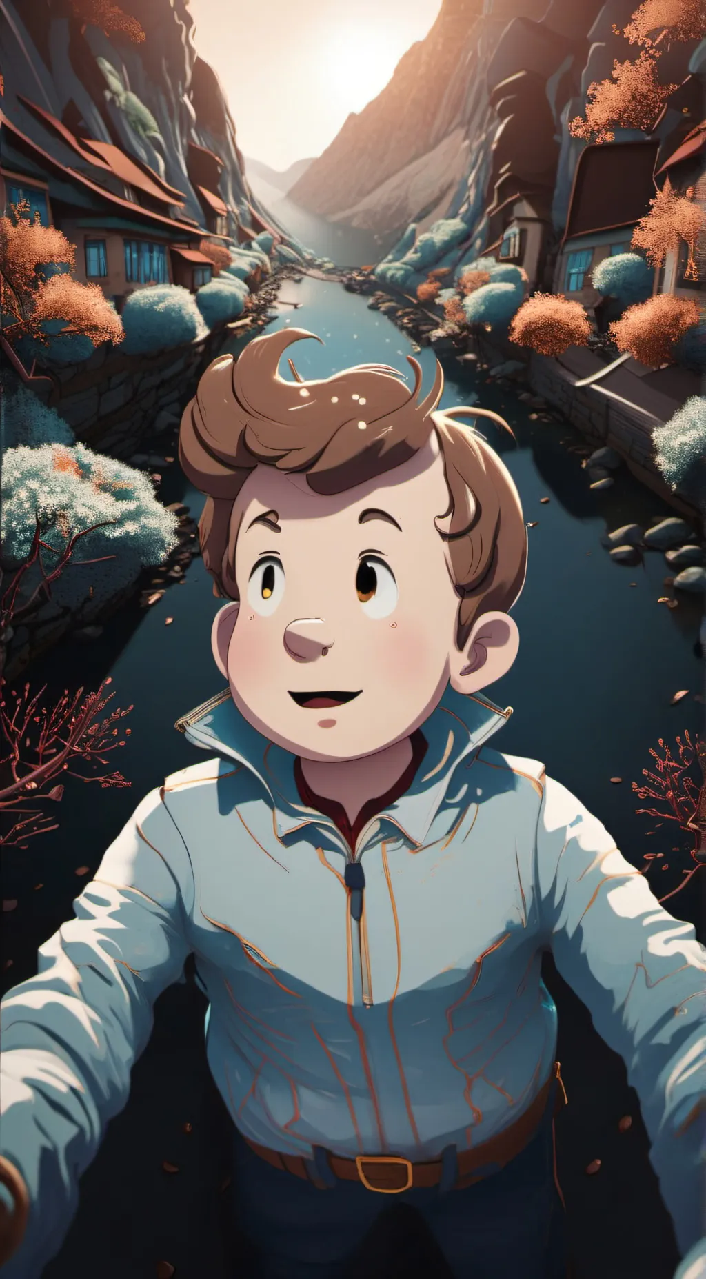ai character: David  background