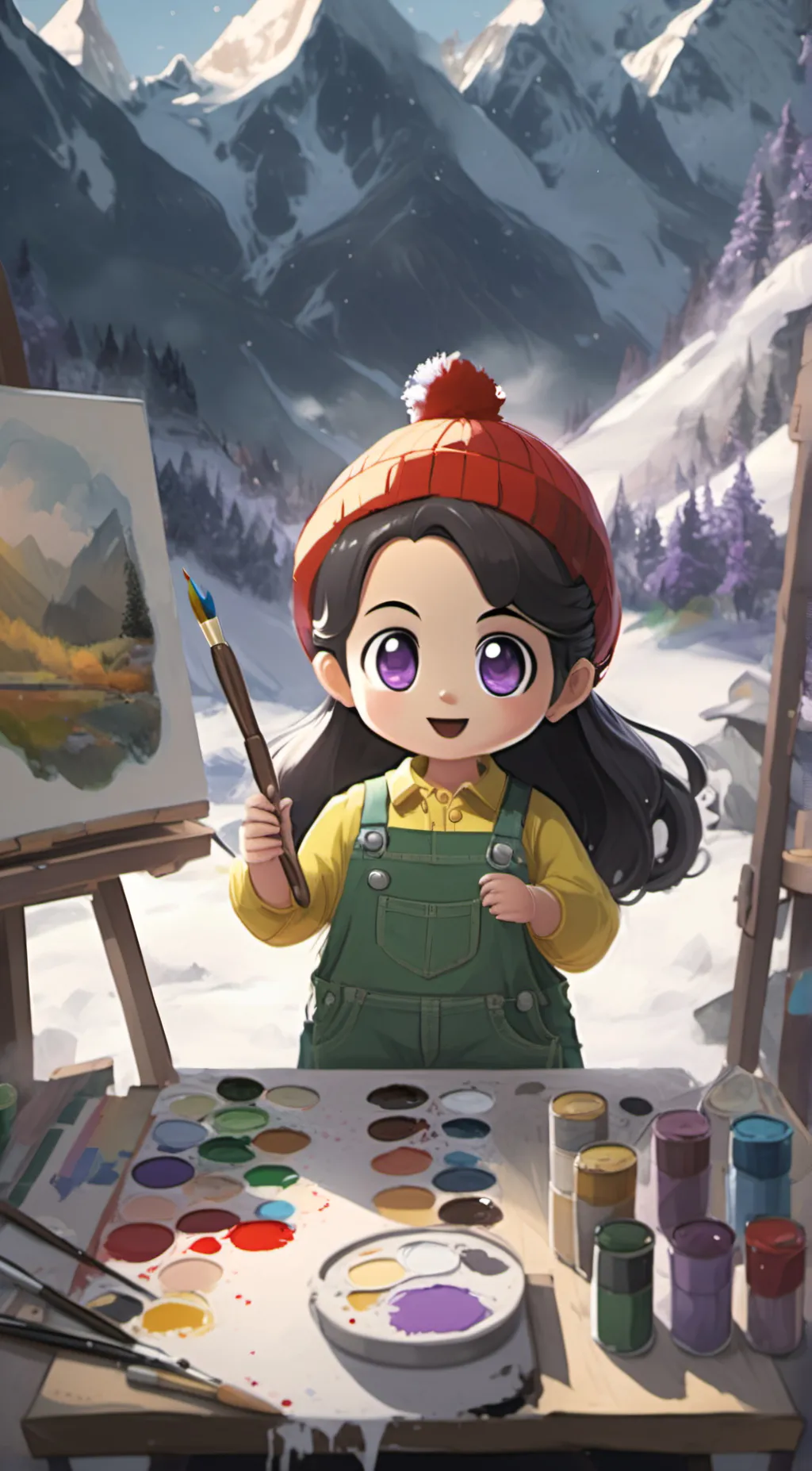 ai character: Adeleine background