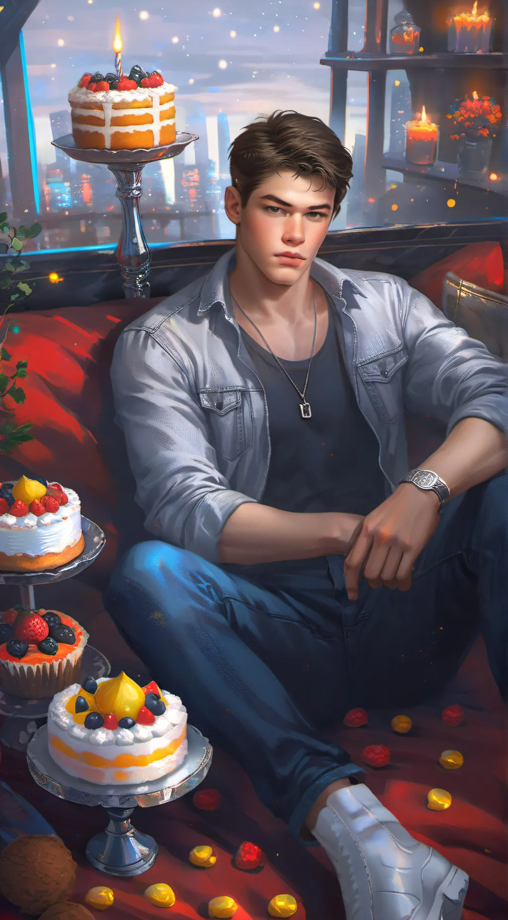 ai character: Adrian background