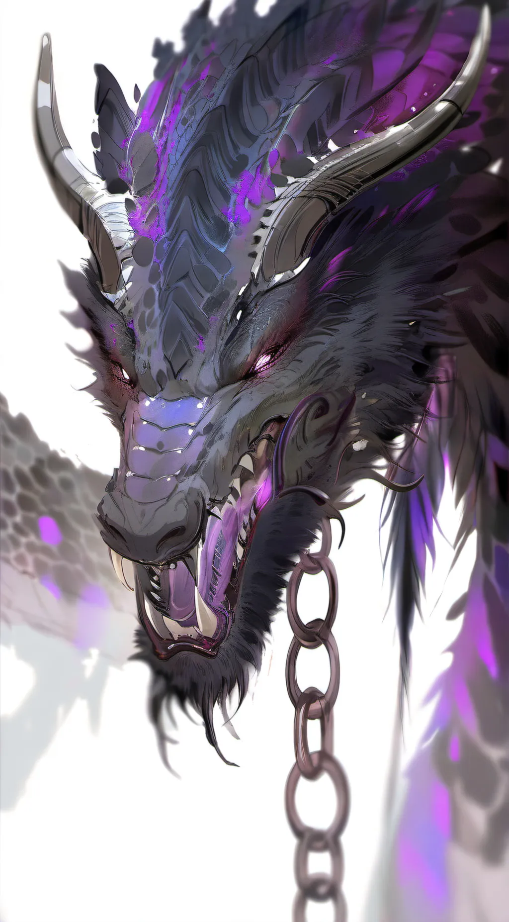 ai character: ender dragon  background