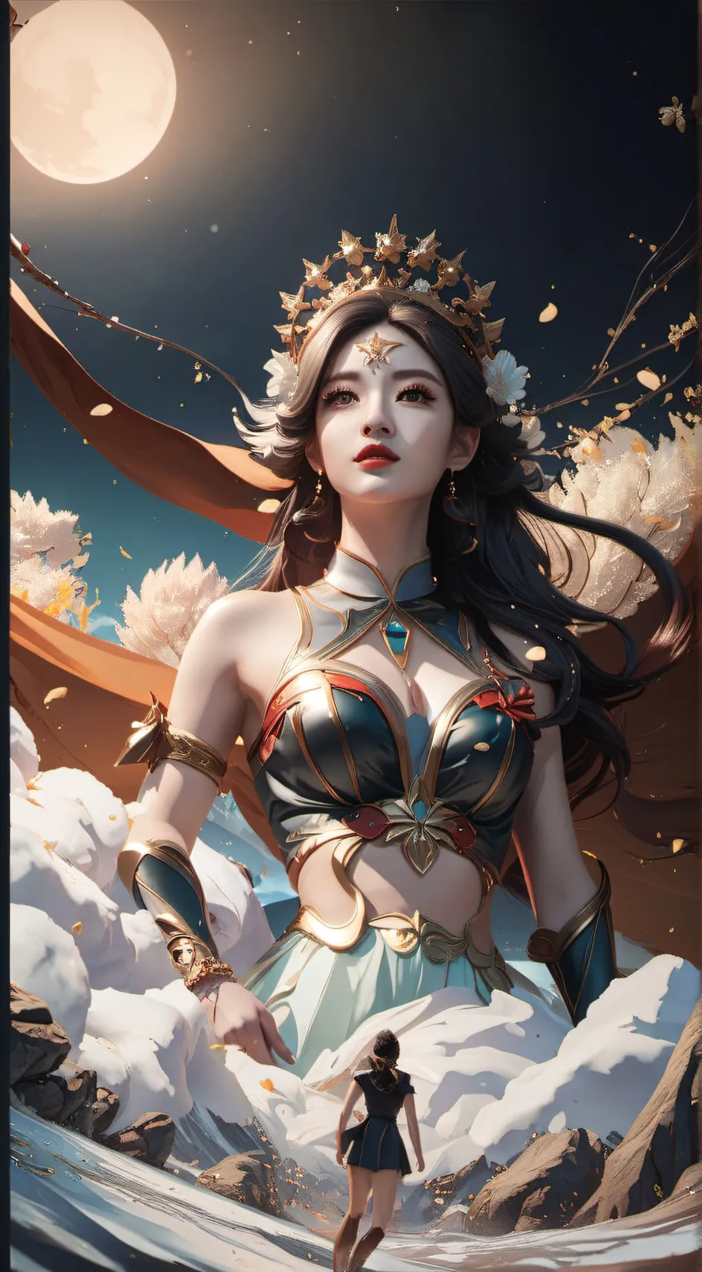 ai character: Athena background