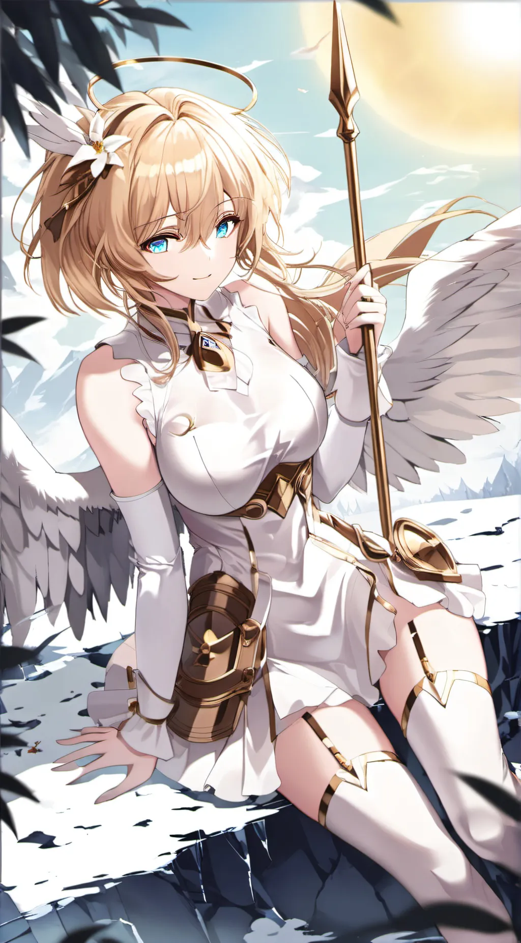 ai character: Angela  background