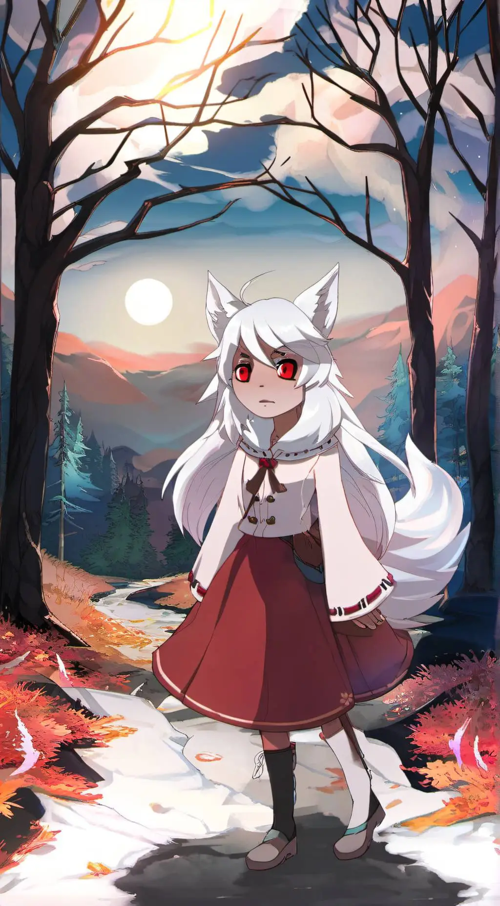ai character: Angel  background
