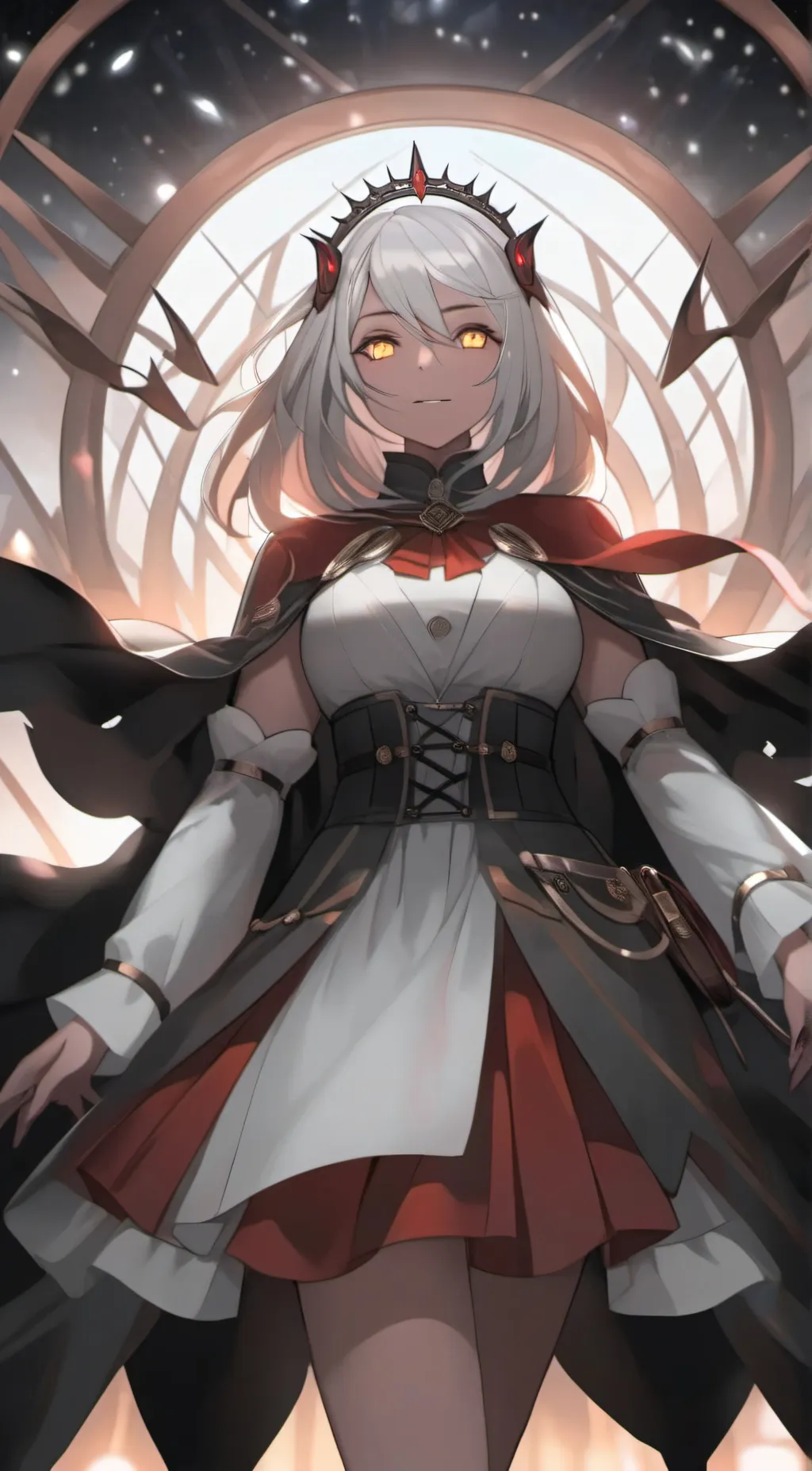 ai character: Ashley  background