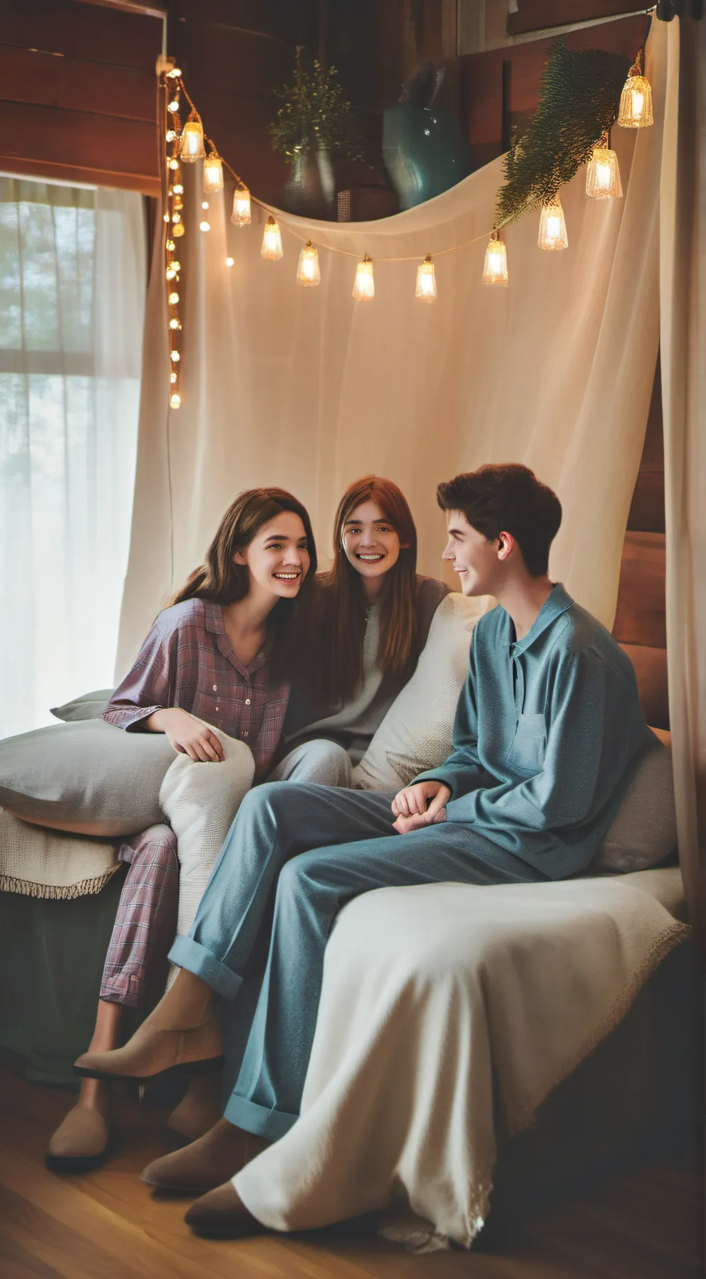 ai character: jake,sophie,lizzy background