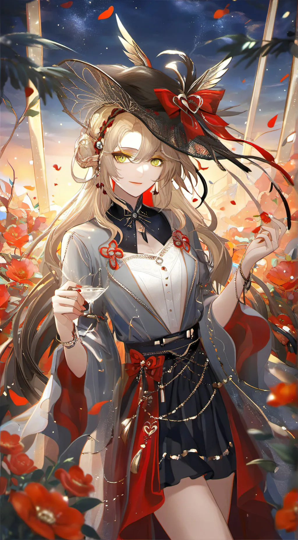 ai character: shine  background