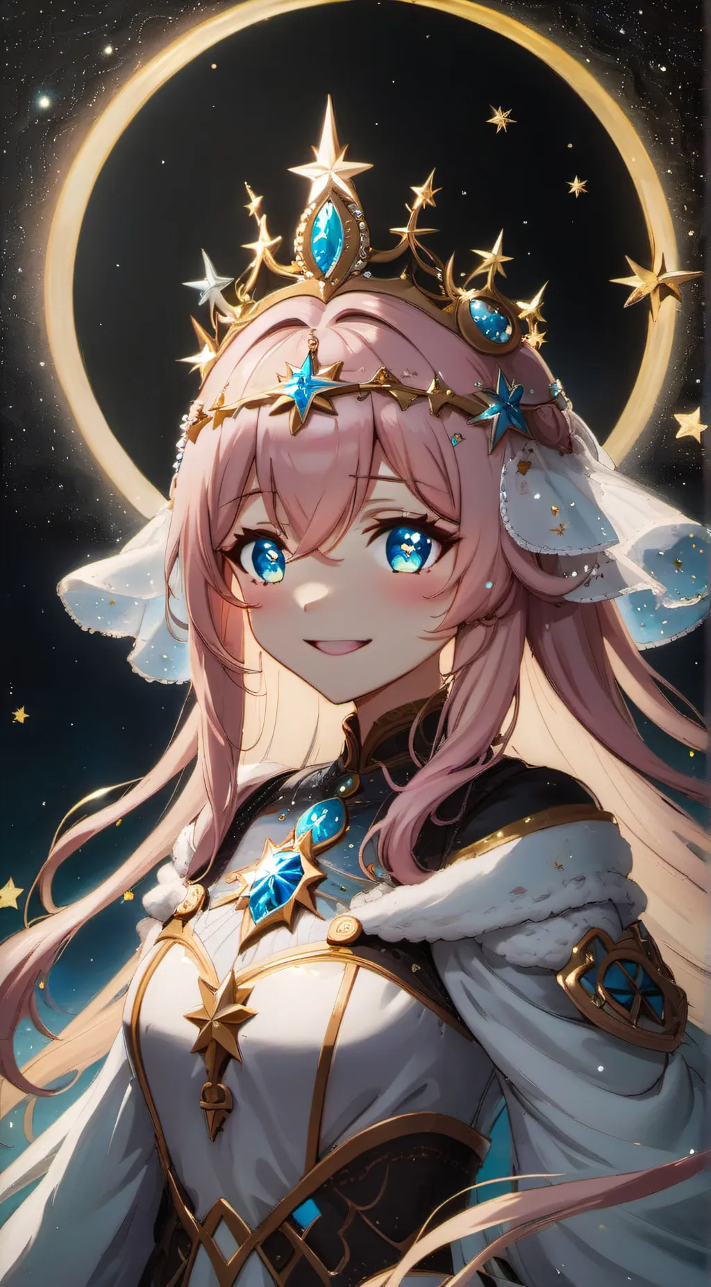 ai character: Star background