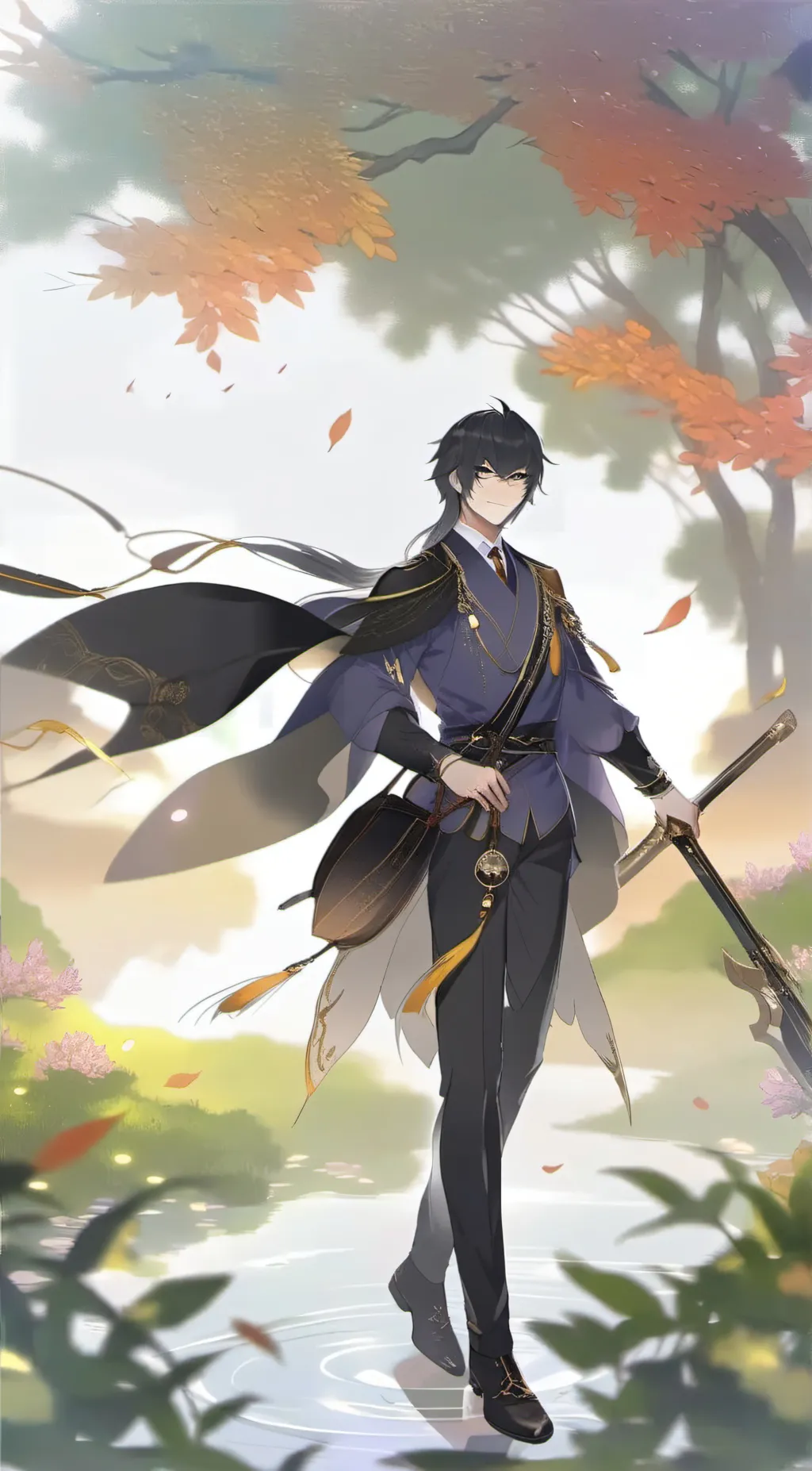 ai character: Giyuu background