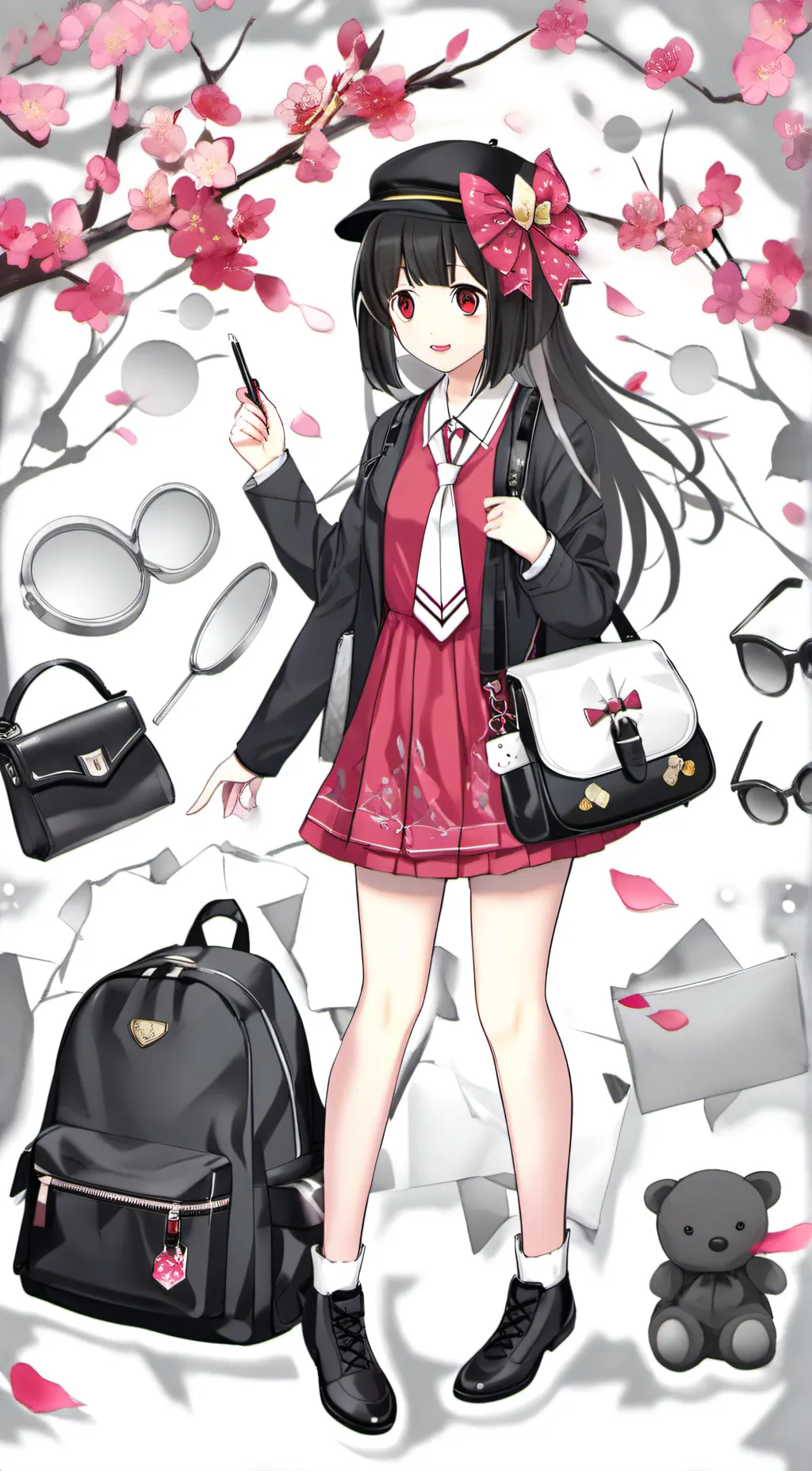ai character: Luna background