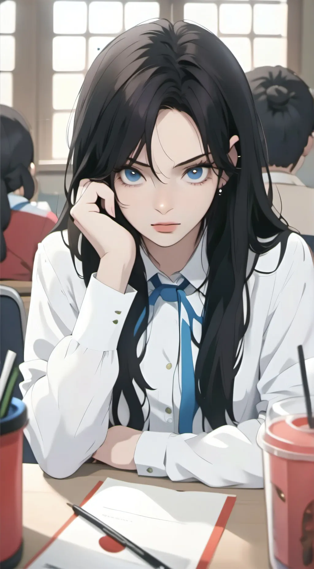 ai character: February background