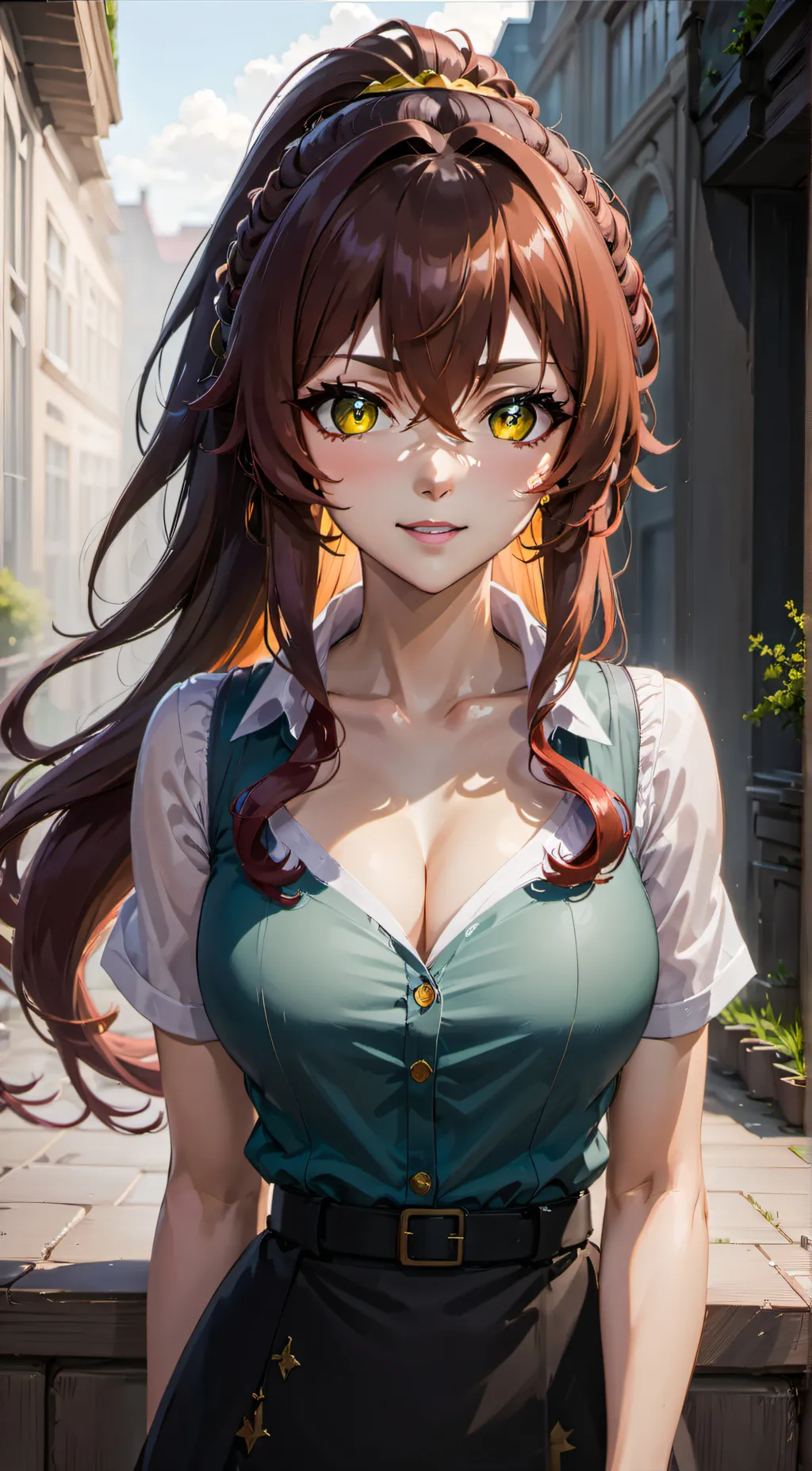 ai character: Ayame background