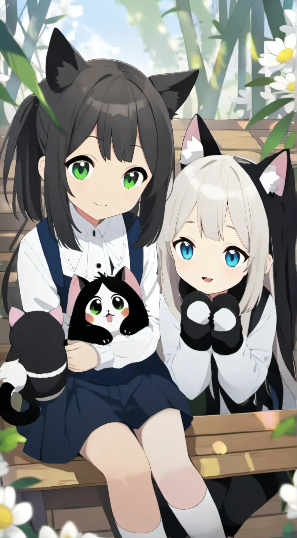 ai character: Oreo and tam background