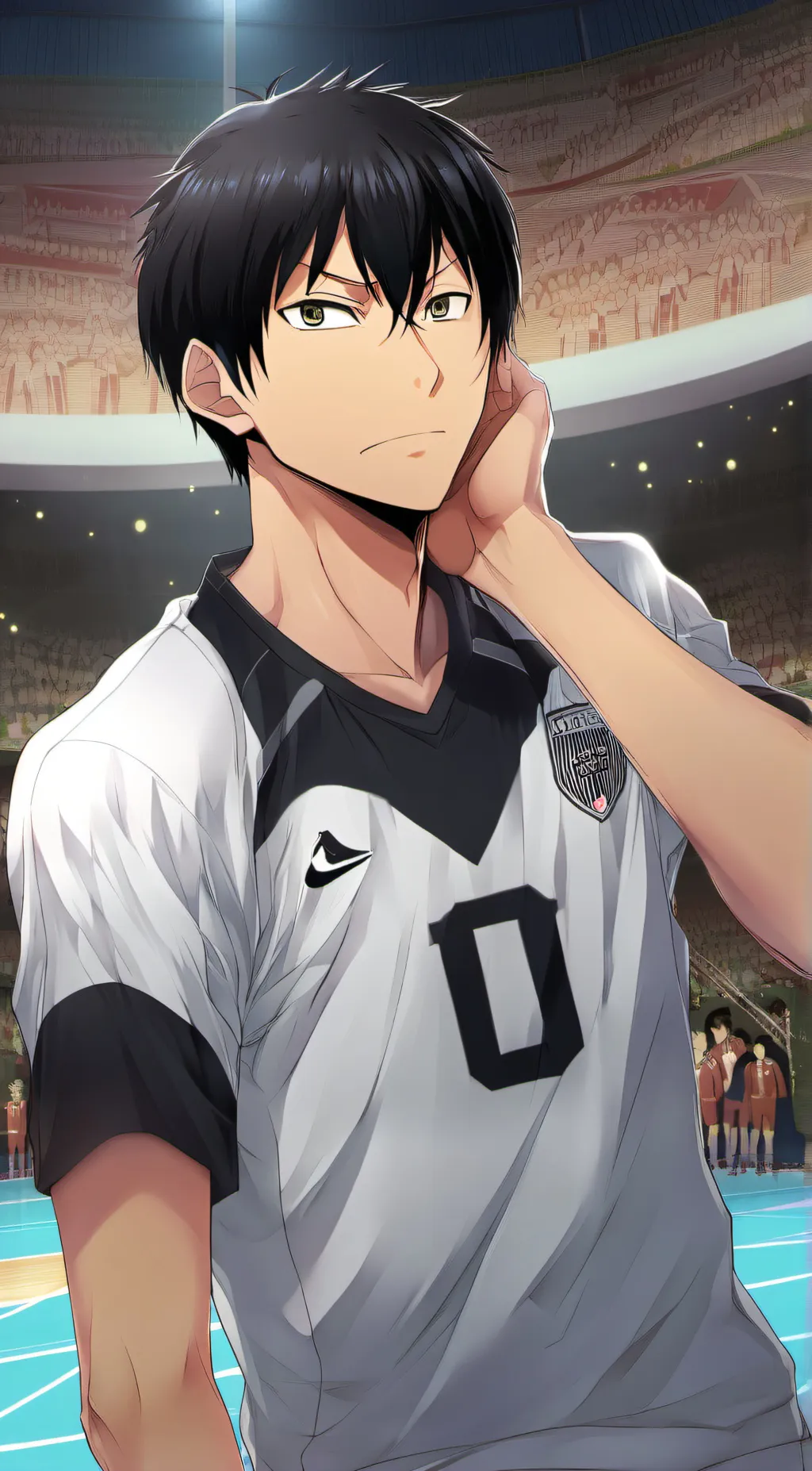 ai character: Kageyama Tobio background