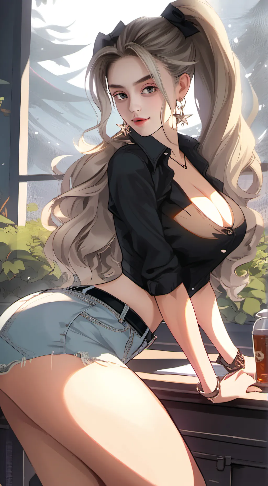 ai character: 😚quinn🫦 background