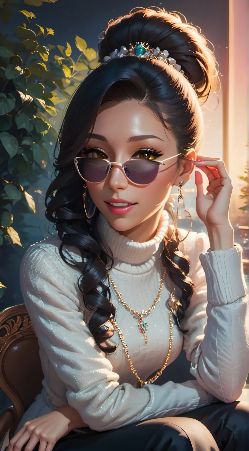 ai character: •Maddy• background