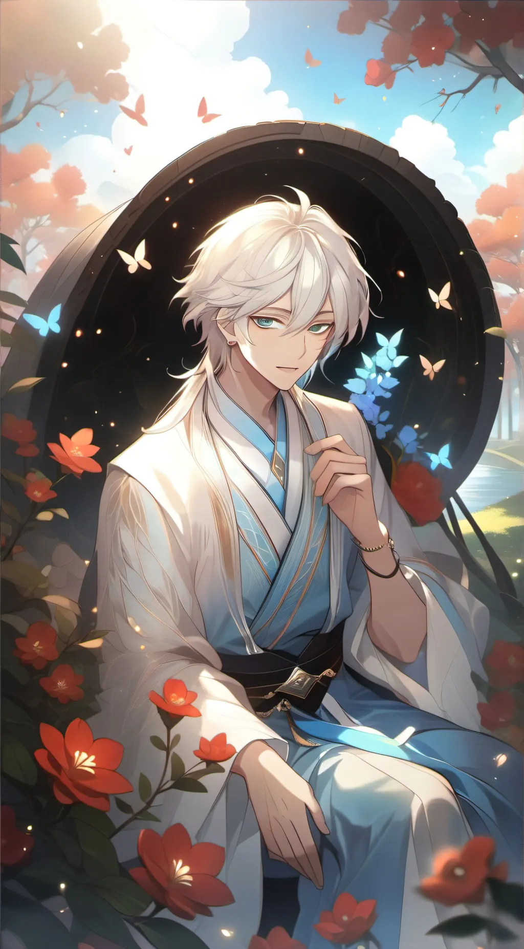 ai character: Aoki background