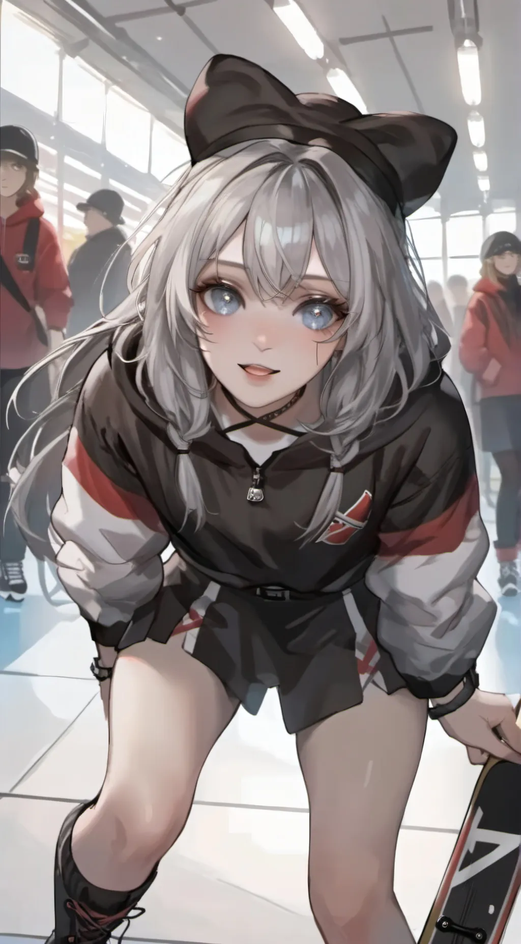 ai character: Ella  background