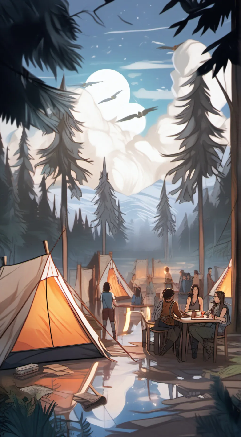 ai character: camp halfblood background